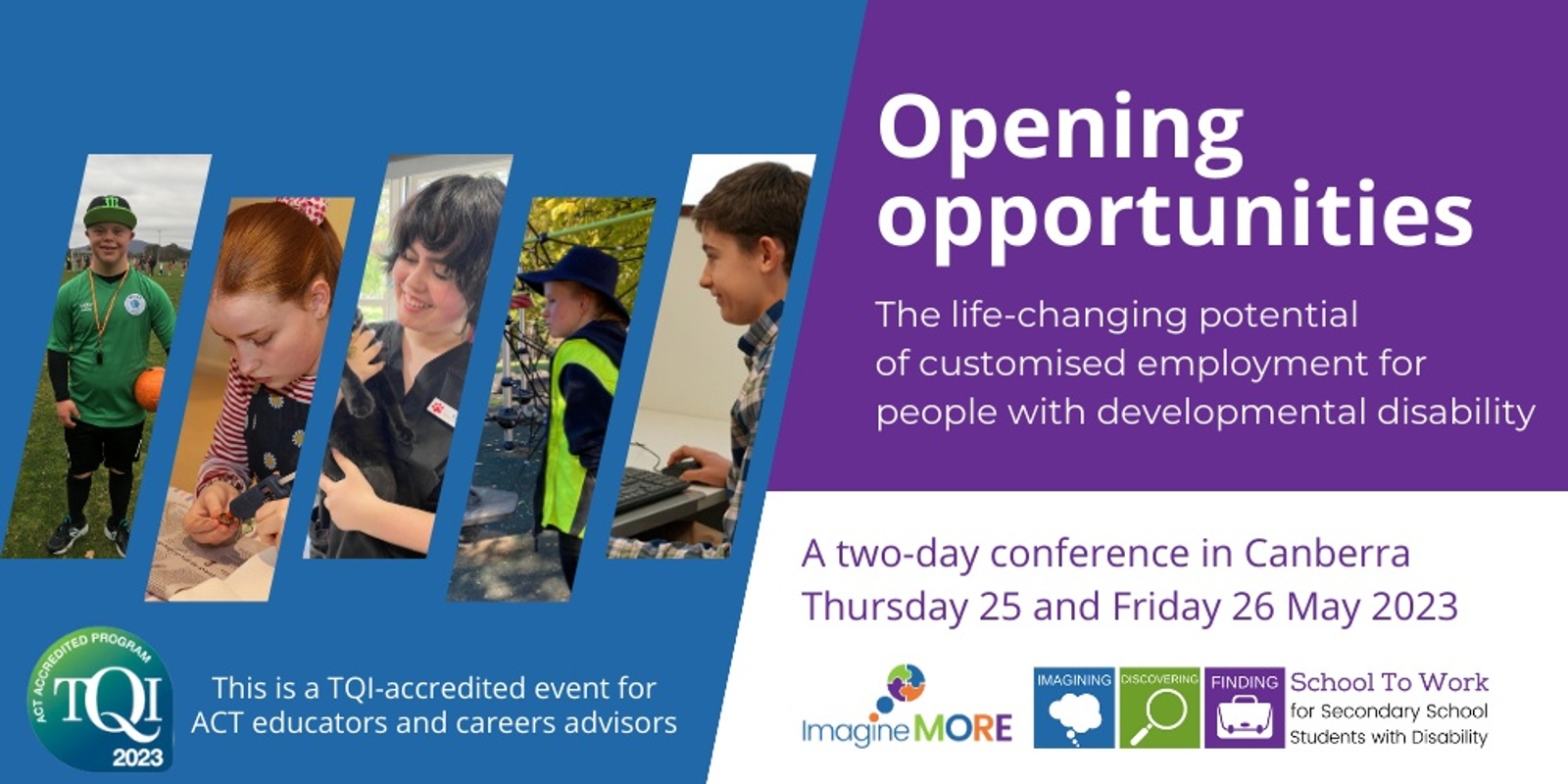 Banner image for Opening Opportunities - The life-changing power of Customised Employment for people with disability
