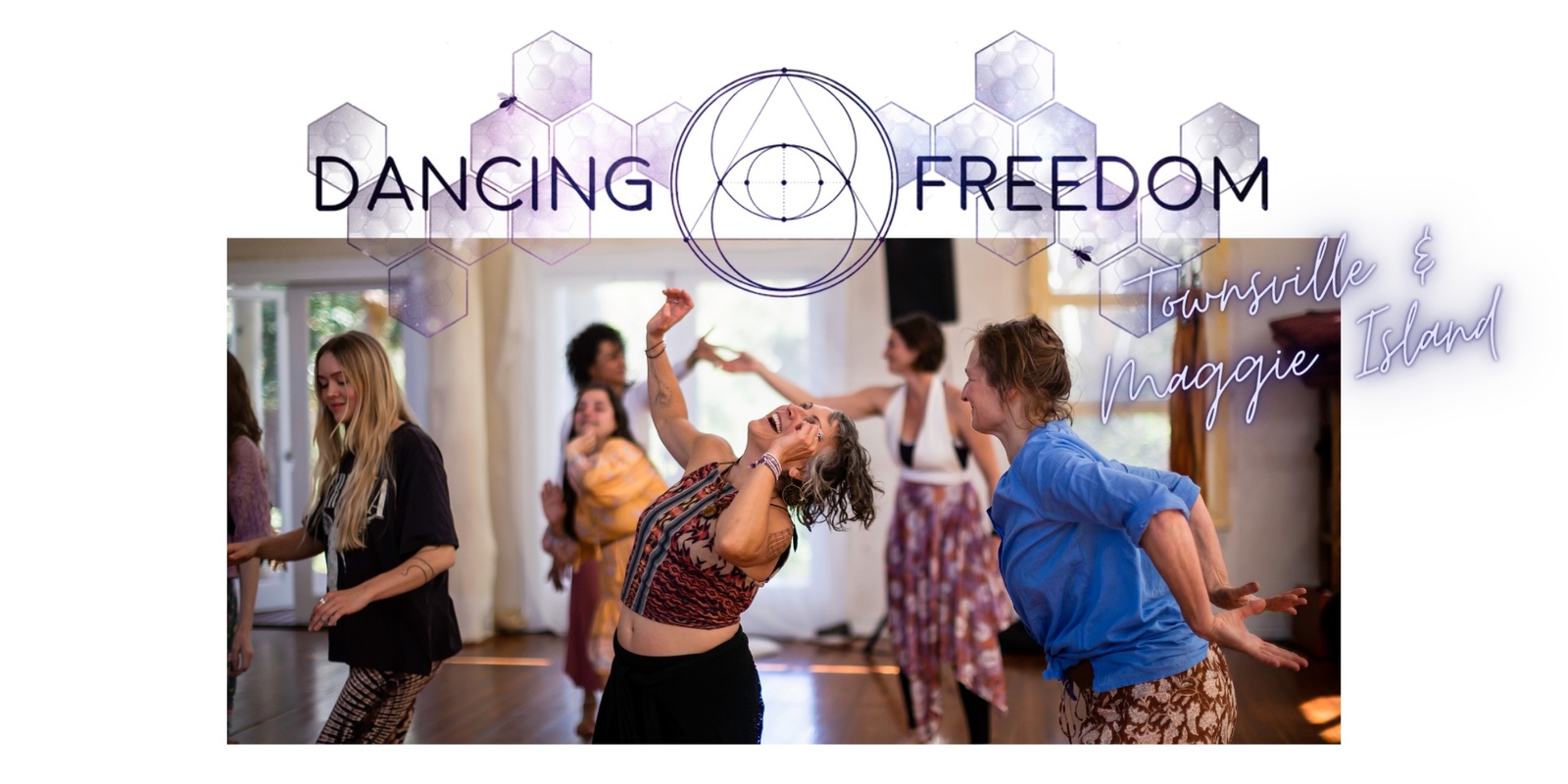 Banner image for Dancing Freedom Townsville Monthly Conscious Movement Experience @ Inner Light Meditation Centre