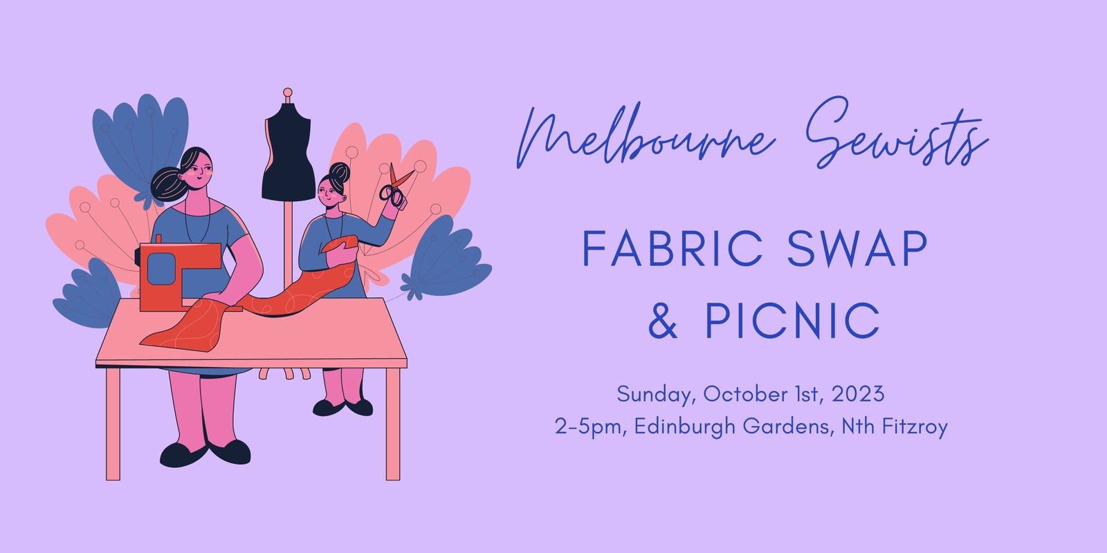 Banner image for Melbourne Sewists Fabric Swap & Picnic