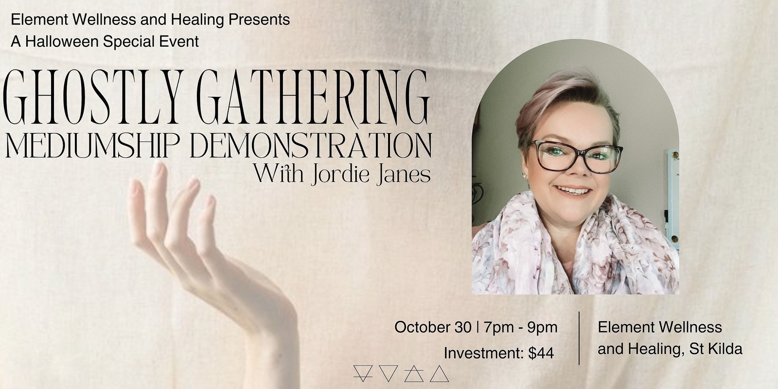 Banner image for Ghostly Gathering: Mediumship Demonstration Evening with Jordie Janes