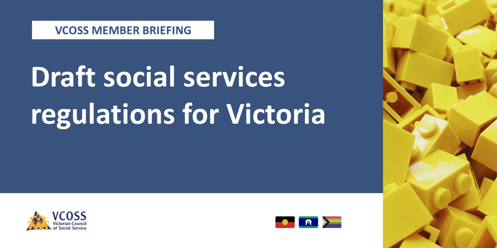 Banner image for VCOSS member briefing: Draft social services regulations