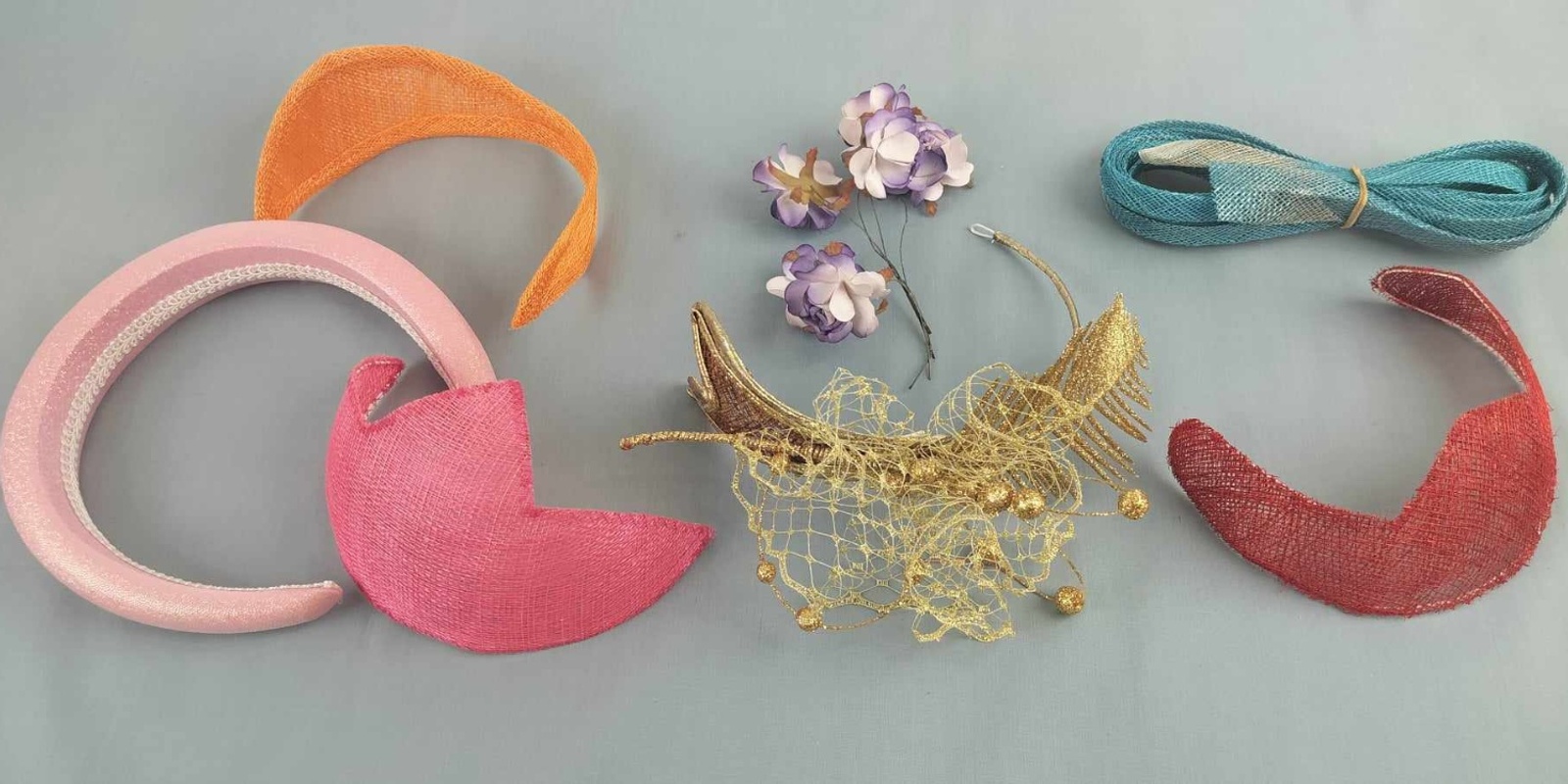 Banner image for Mini Hat/Fascinator making workshop with milliner Marea Bright (12-18yo)