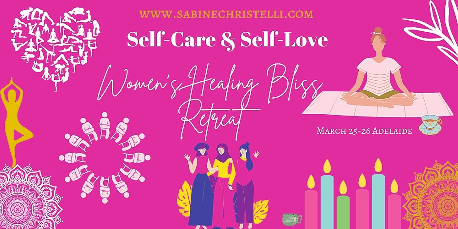 Sacred Self-Love Self-Care Women's Retreat March 25-26, Adelaide Monastery