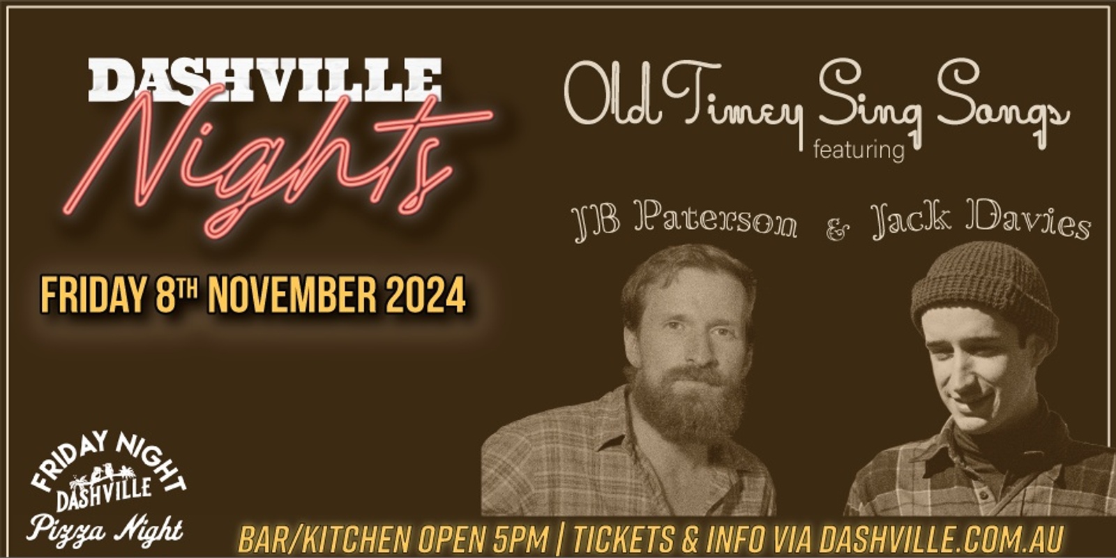 Banner image for Dashville Nights - Old Timey Sing Songs, Nov8