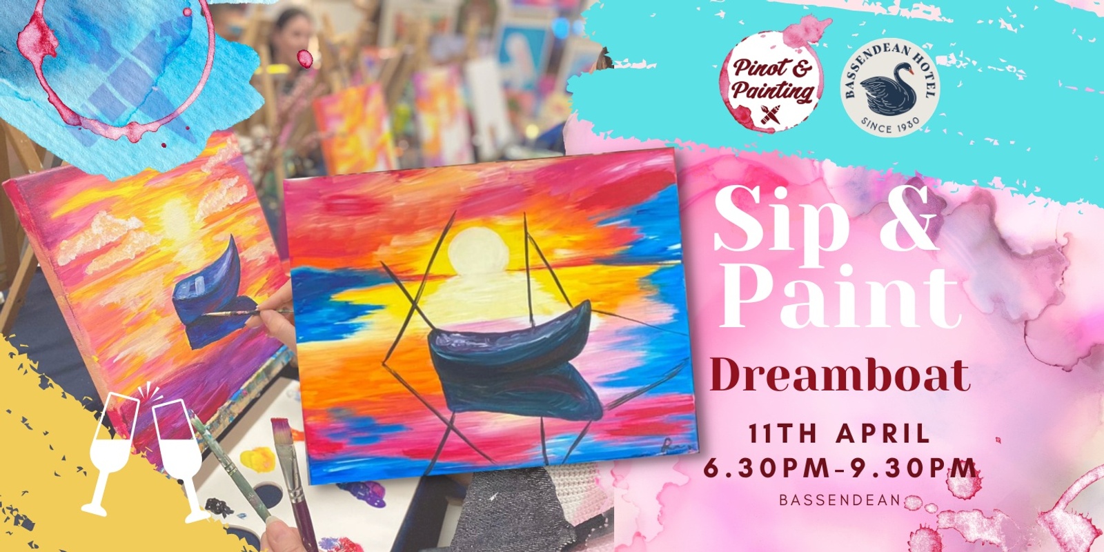 Banner image for Dreamboat - Sip & Paint @ The Bassendean Hotel
