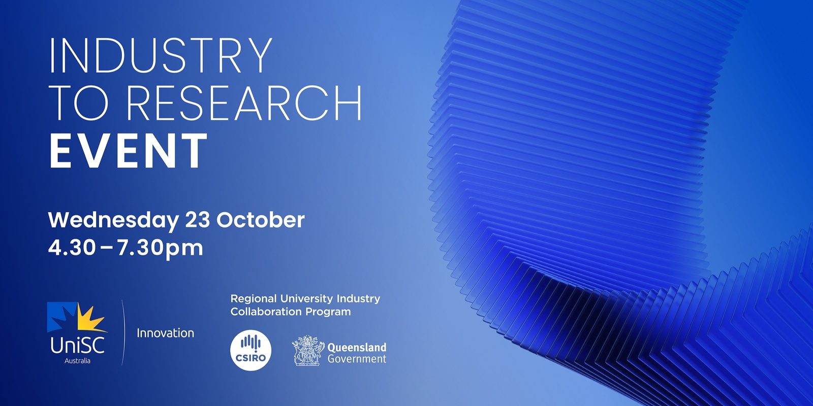 Banner image for Industry to Research Event