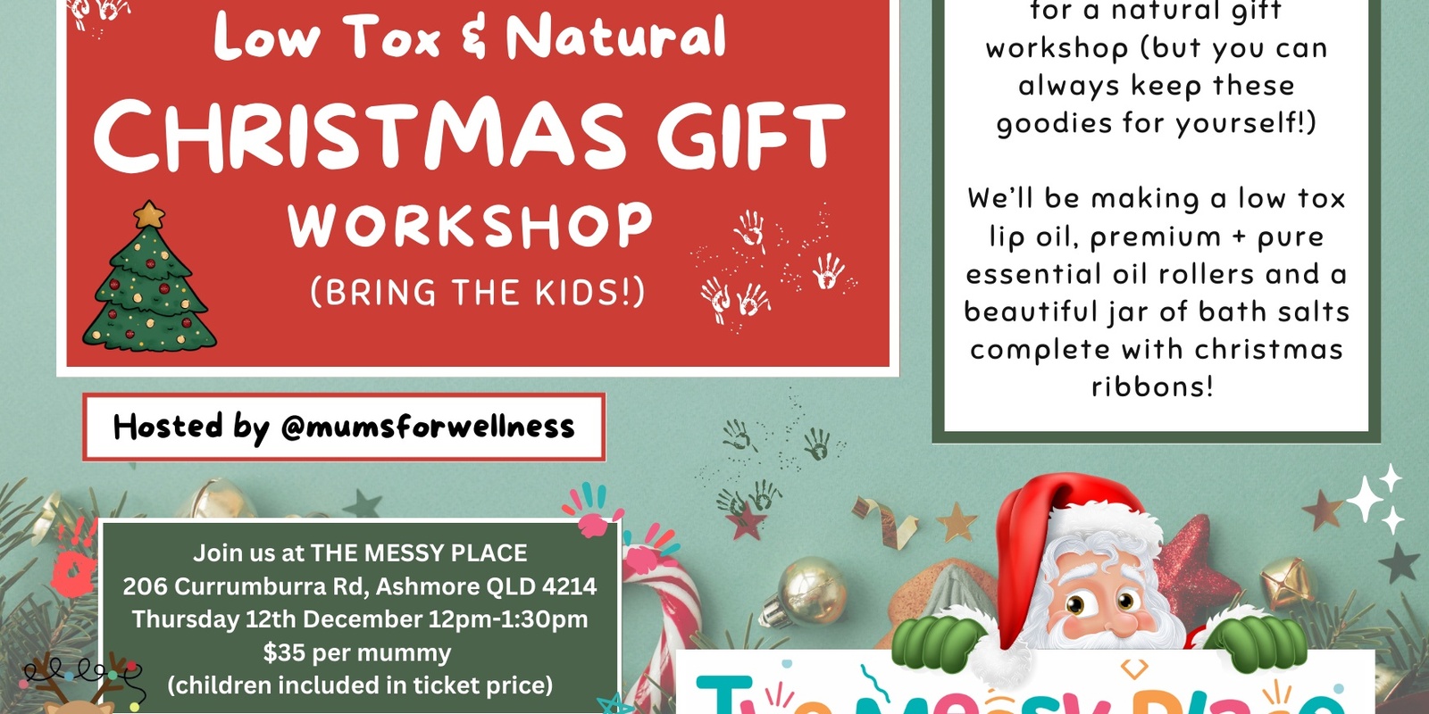 Banner image for Natural Christmas Gift Workshop