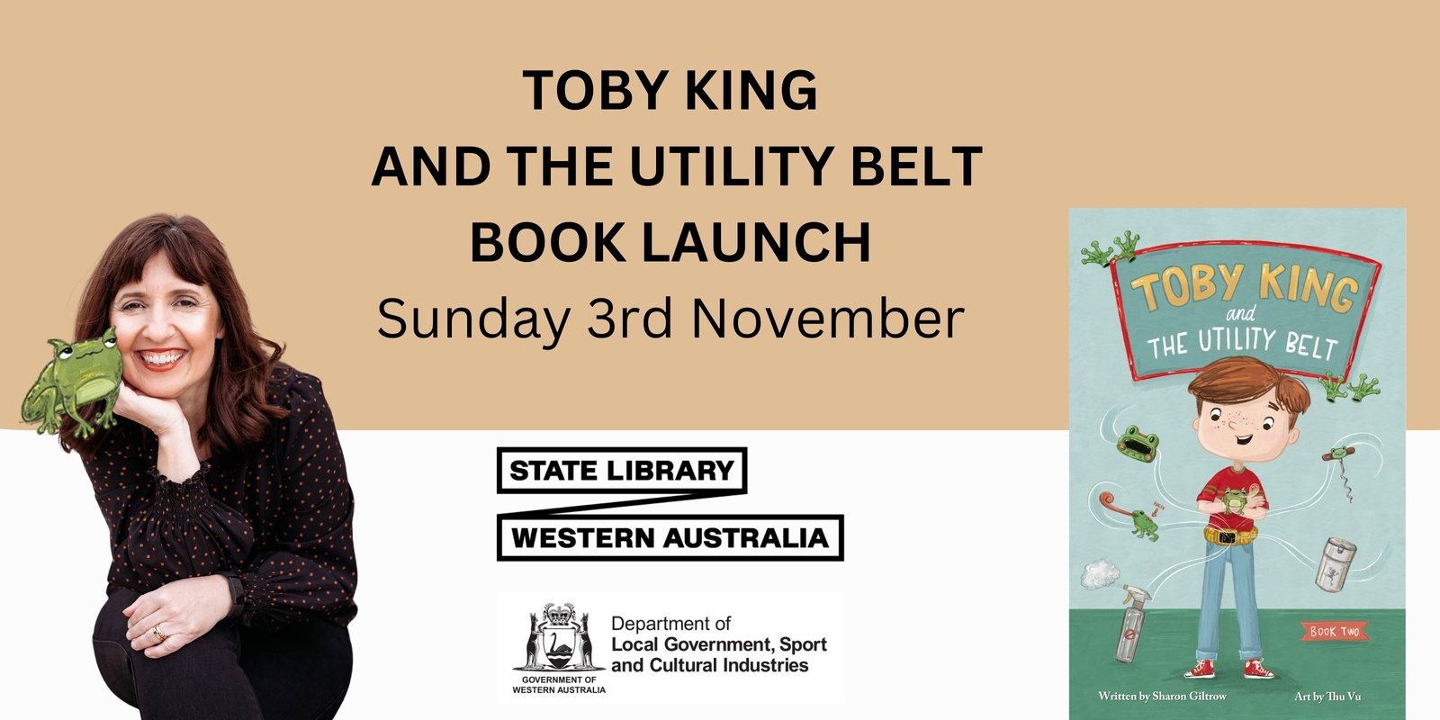 Banner image for Toby King and the Utility Belt - Book Launch