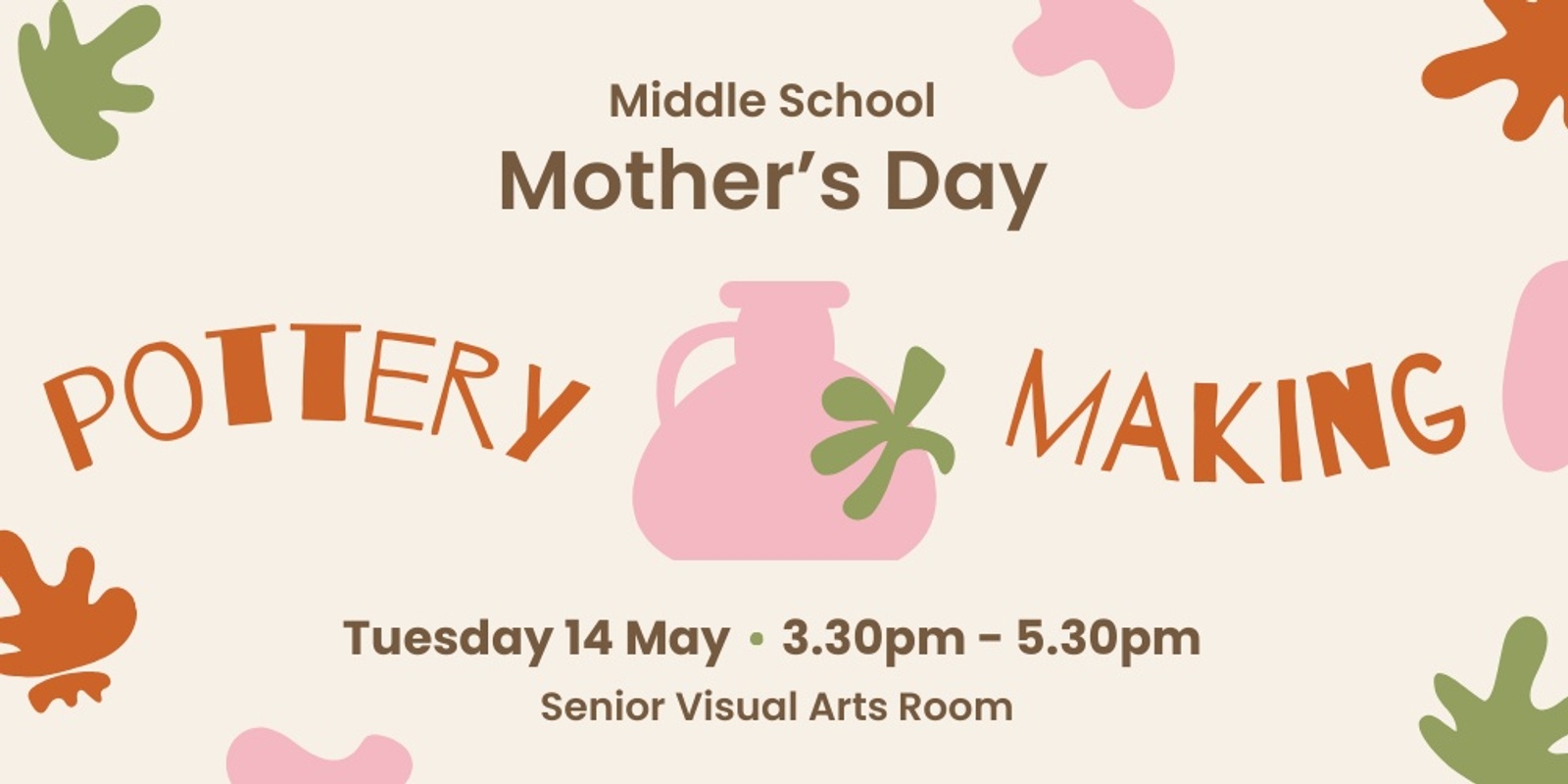 Banner image for Mother's Day Pottery Workshop