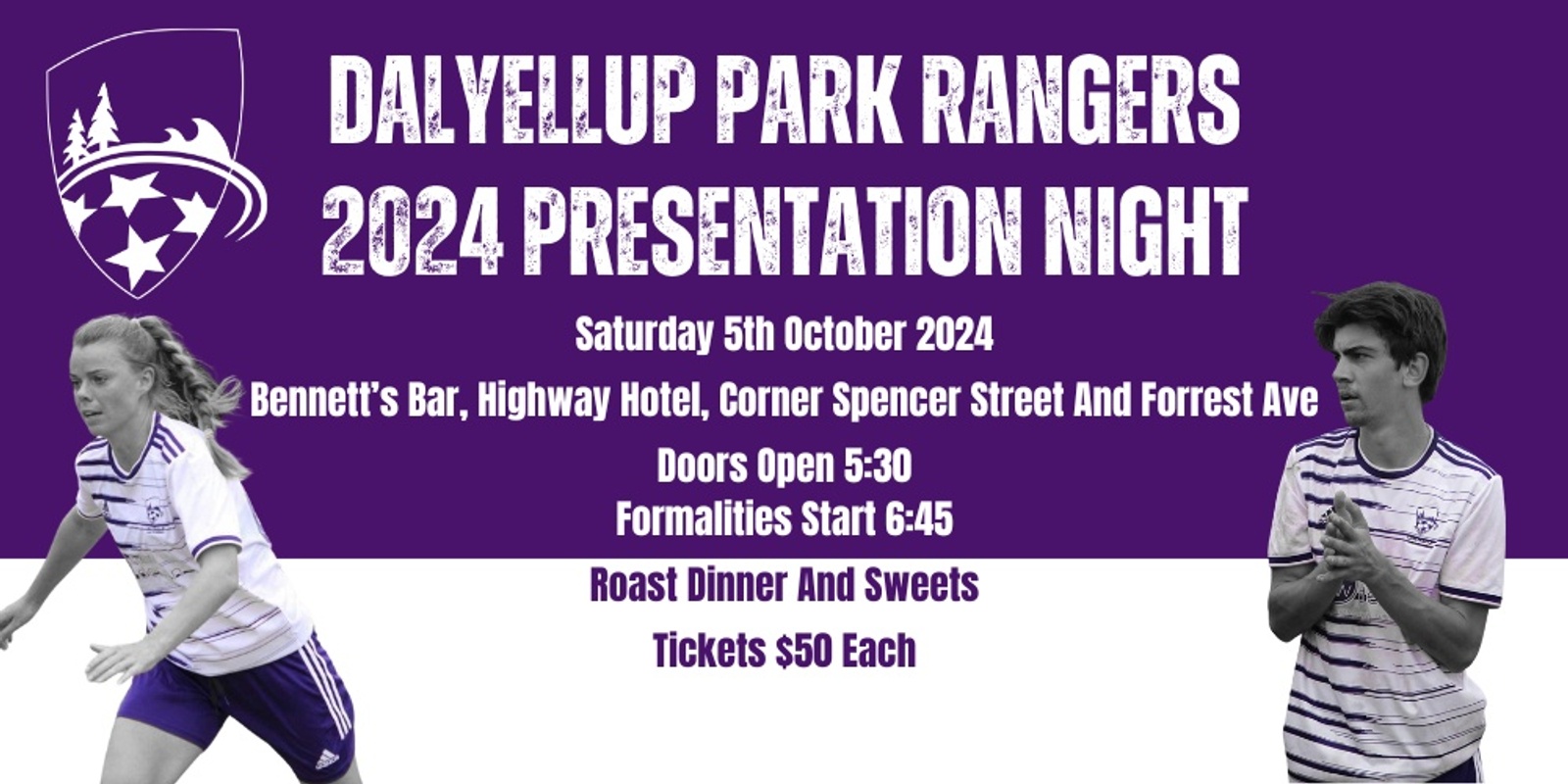 Banner image for DPRFC Presentation Night 2024