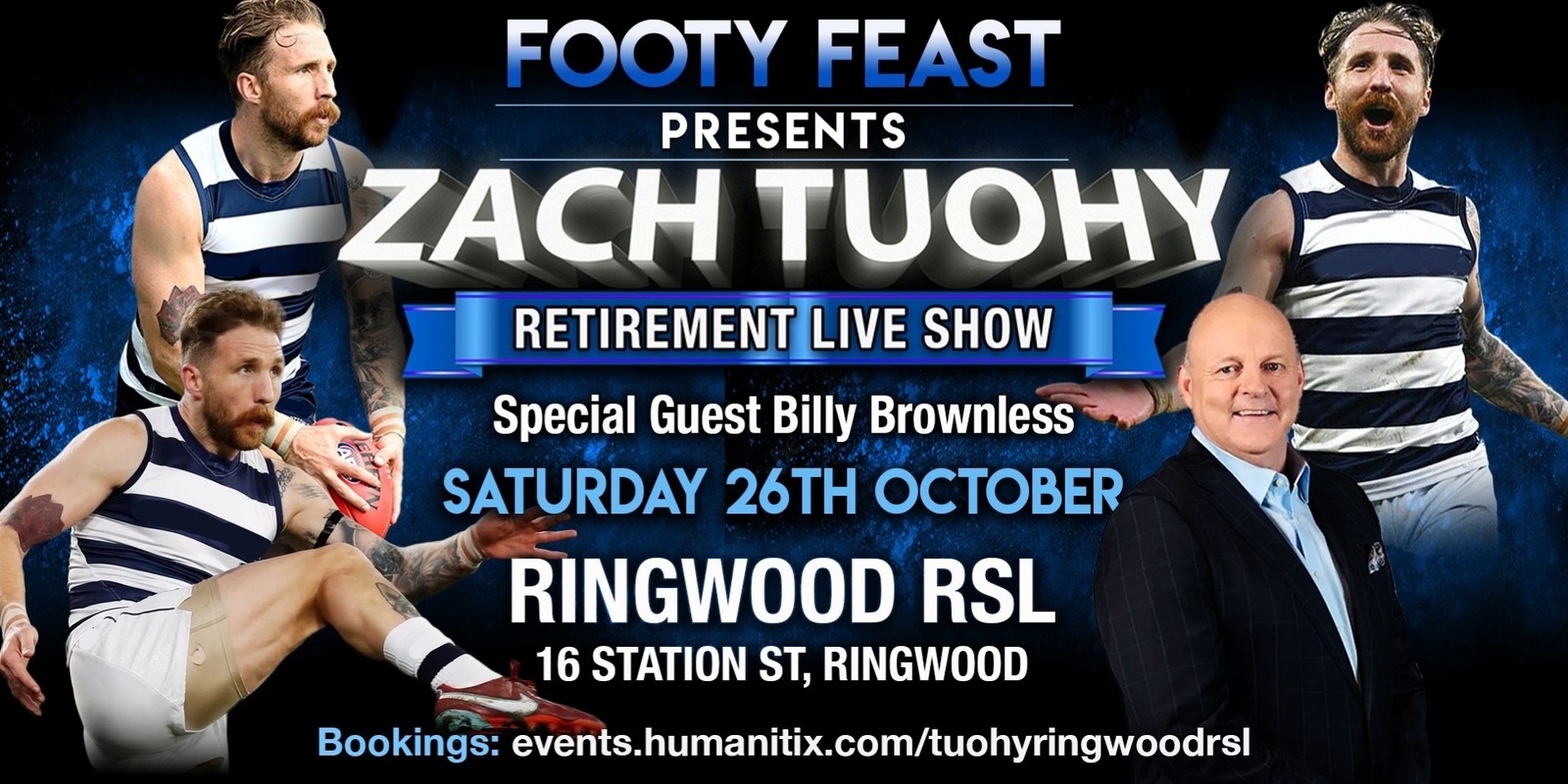 Banner image for Zach Tuohy Retirement "Live Show"