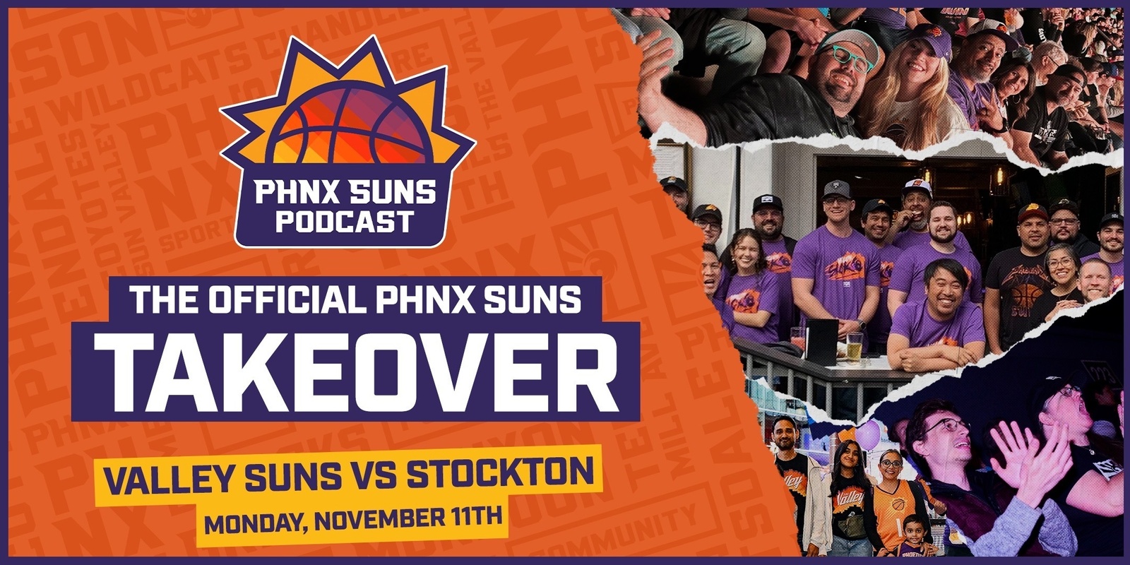 Banner image for PHNX Valley Suns Takeover