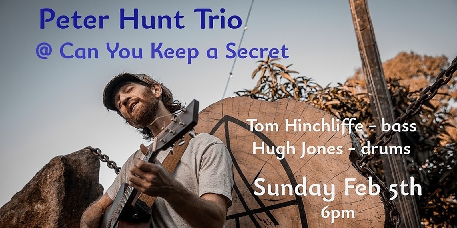 Banner image for Peter Hunt Trio at Can You Keep a Secret