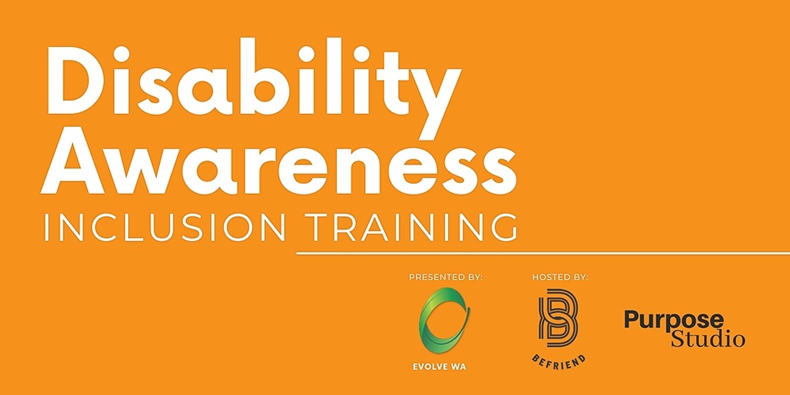 Banner image for Disability Awareness Inclusion Training