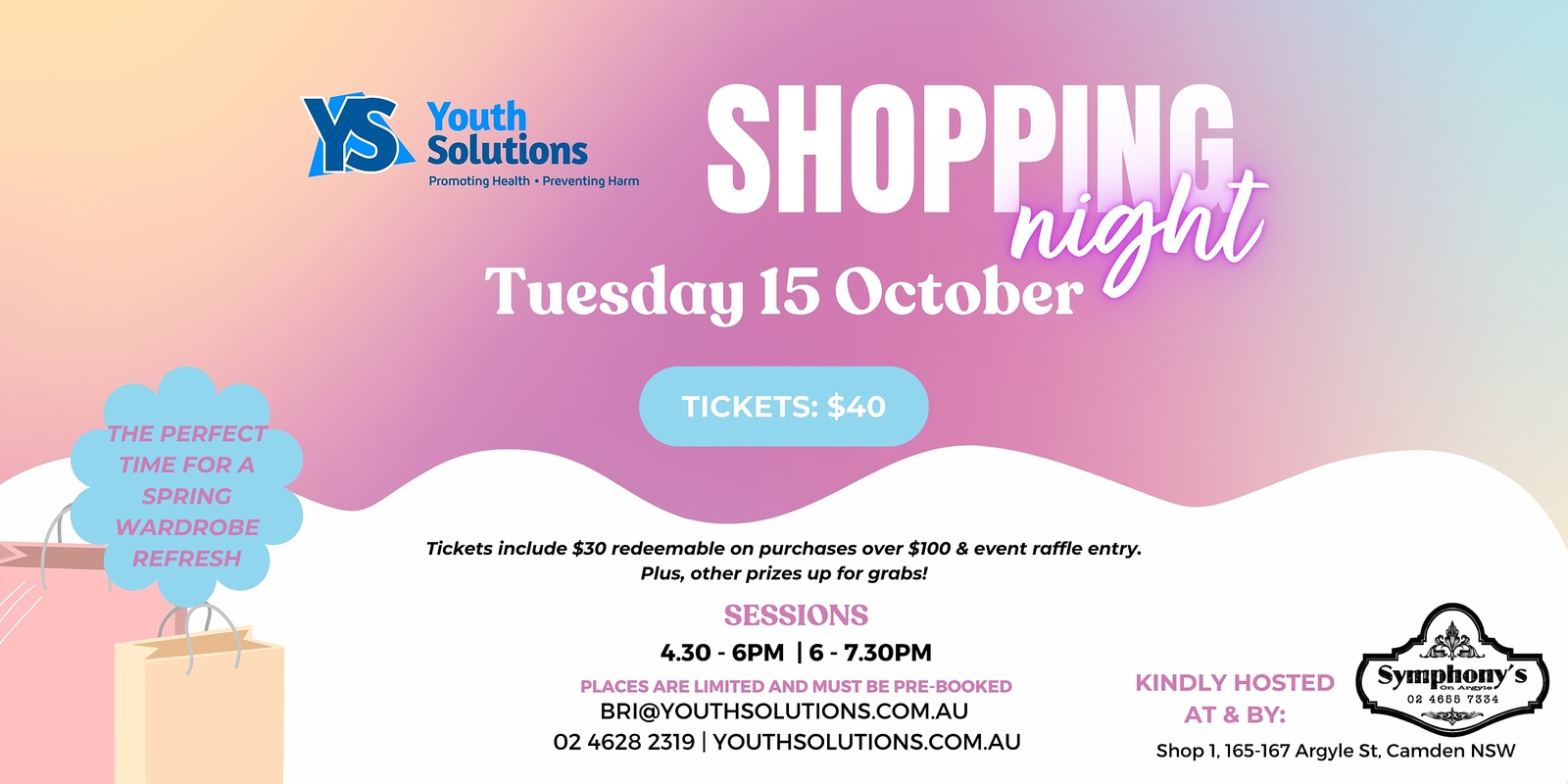 Banner image for Youth Solutions 2024 Shopping Night