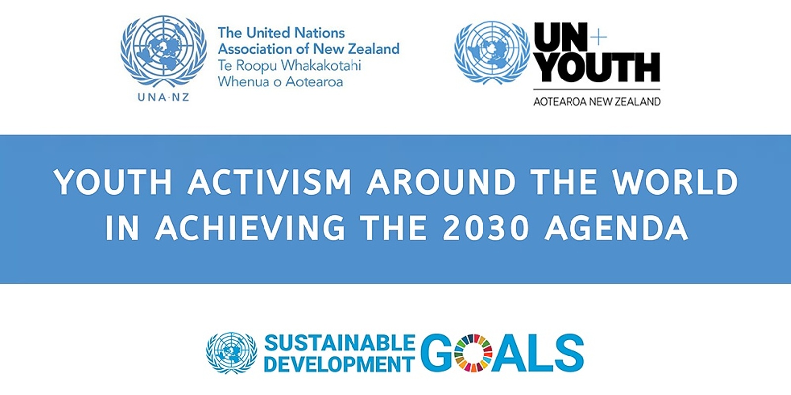 Banner image for Webinar on youth activism around the world in achieving the 2030 Agenda