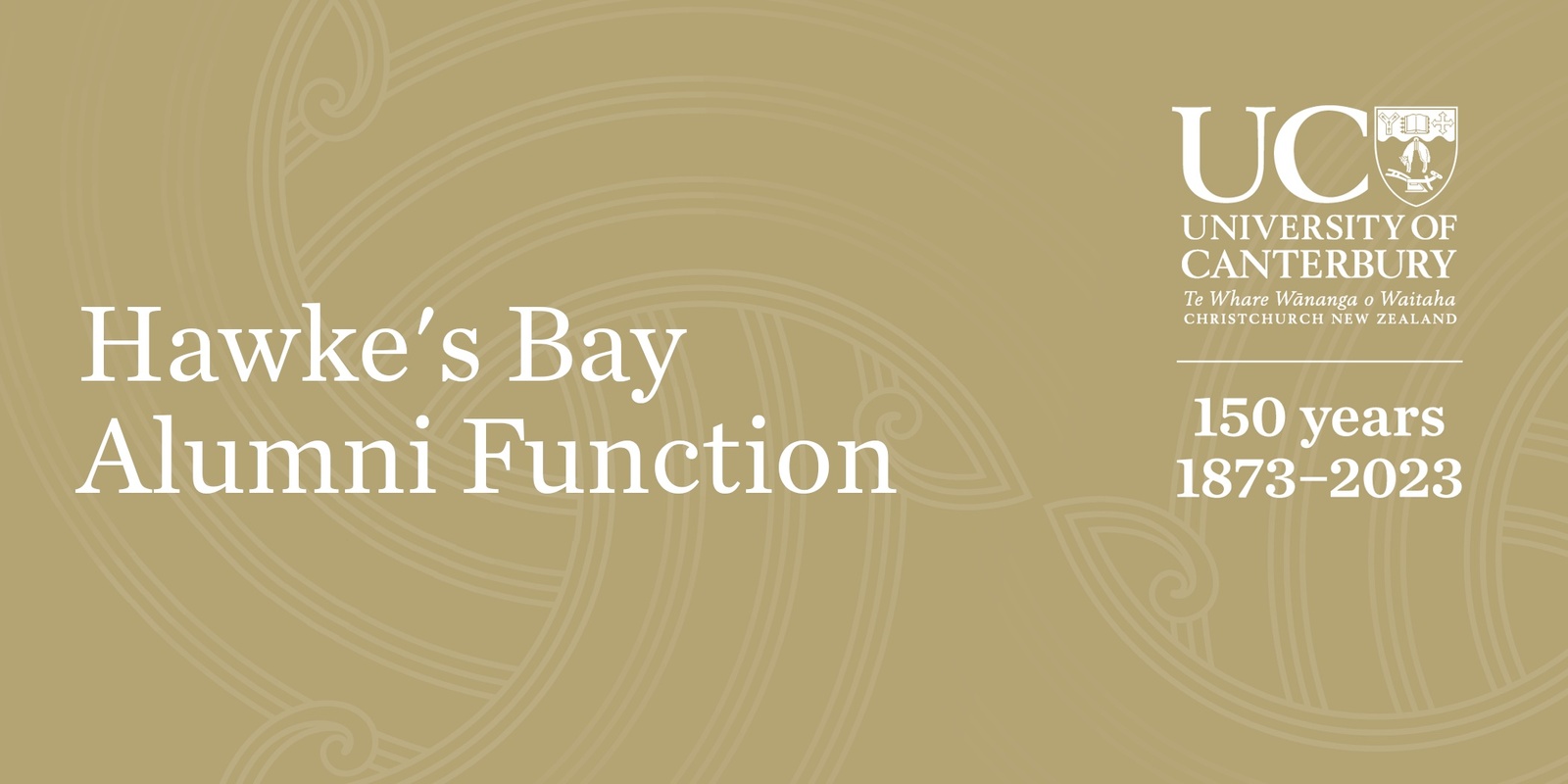 Banner image for Hawke's Bay Alumni Function 