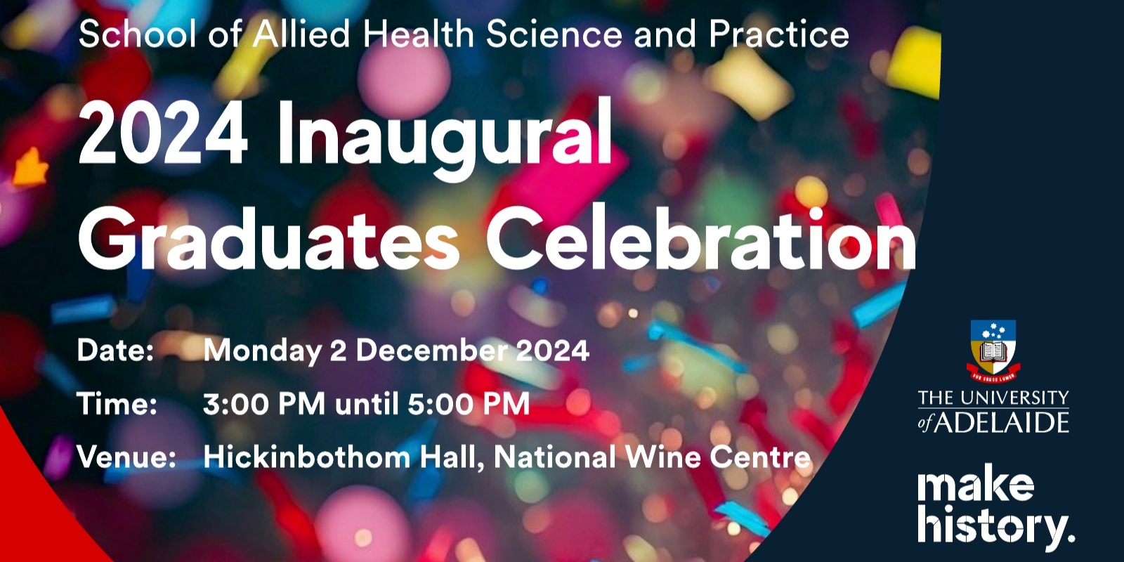 Banner image for 2024 Inaugural Celebration  - School of Allied Health Science and Practice