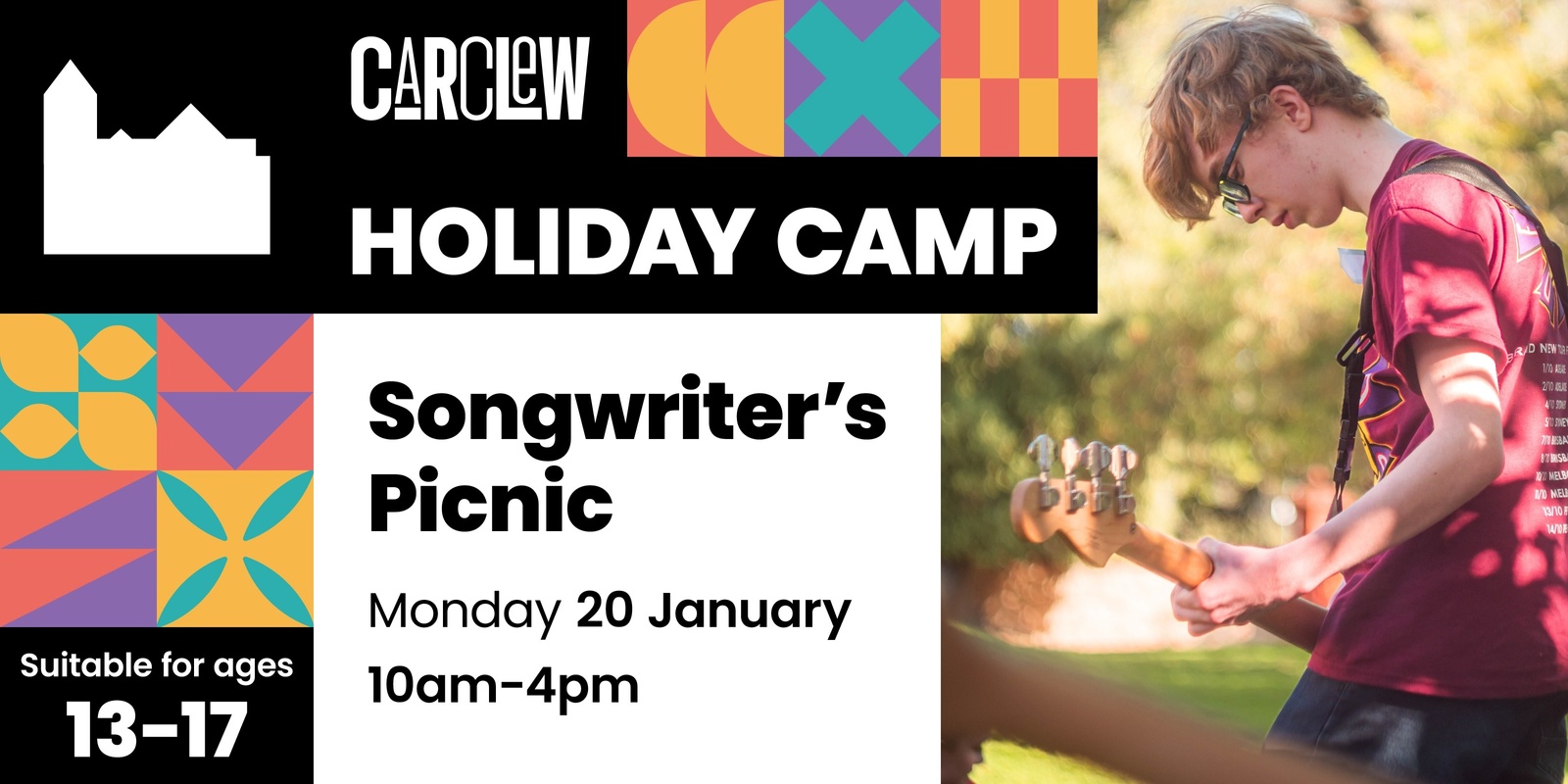 Banner image for Carclew Holiday Camp - Songwriters Picnic