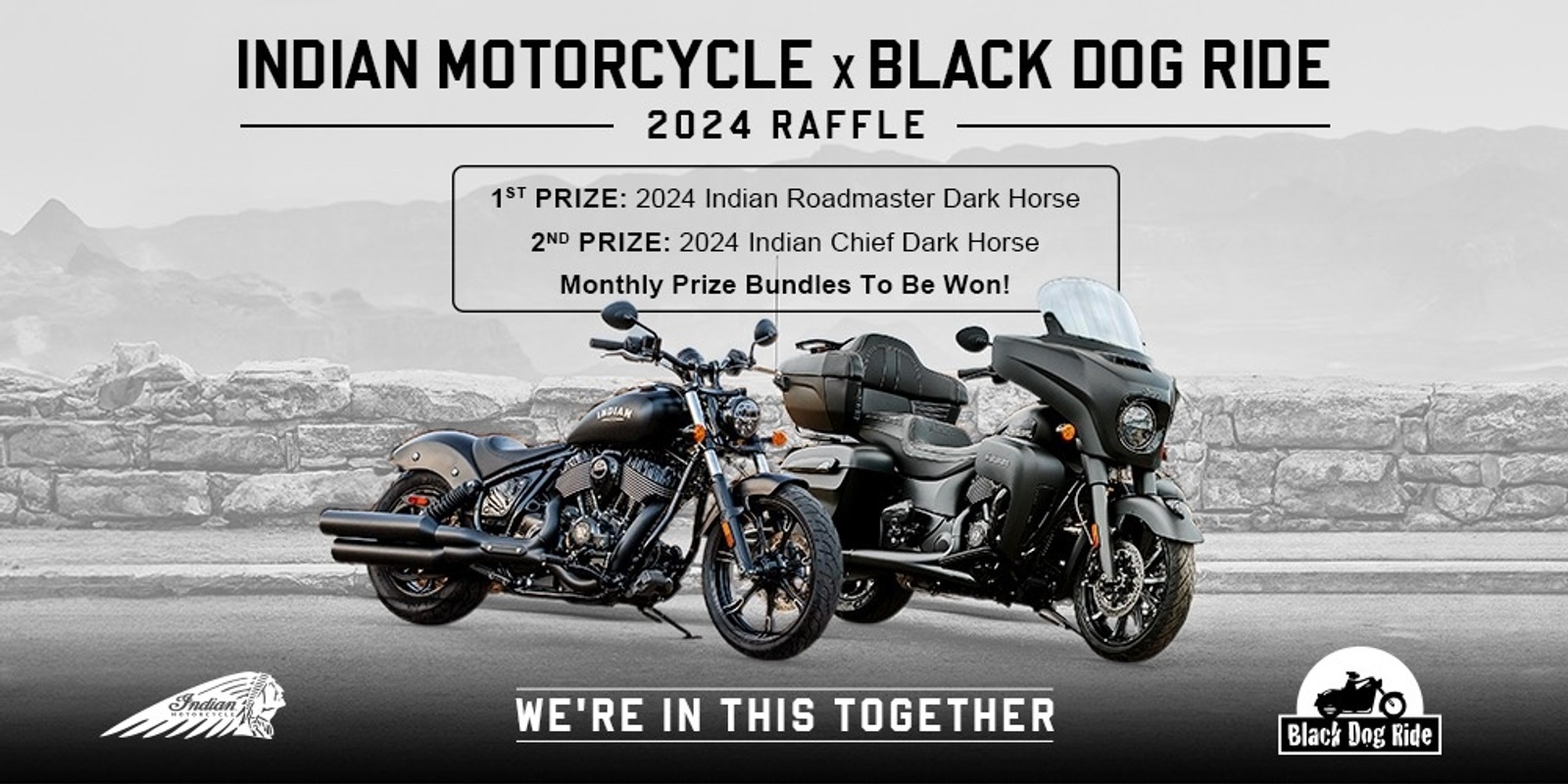 Banner image for Black Dog Ride X Indian Motorcycle 2024 Raffle