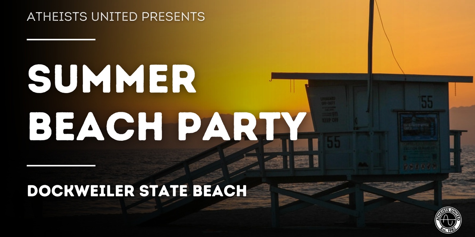 Banner image for Atheists United Summer Beach Party 2024