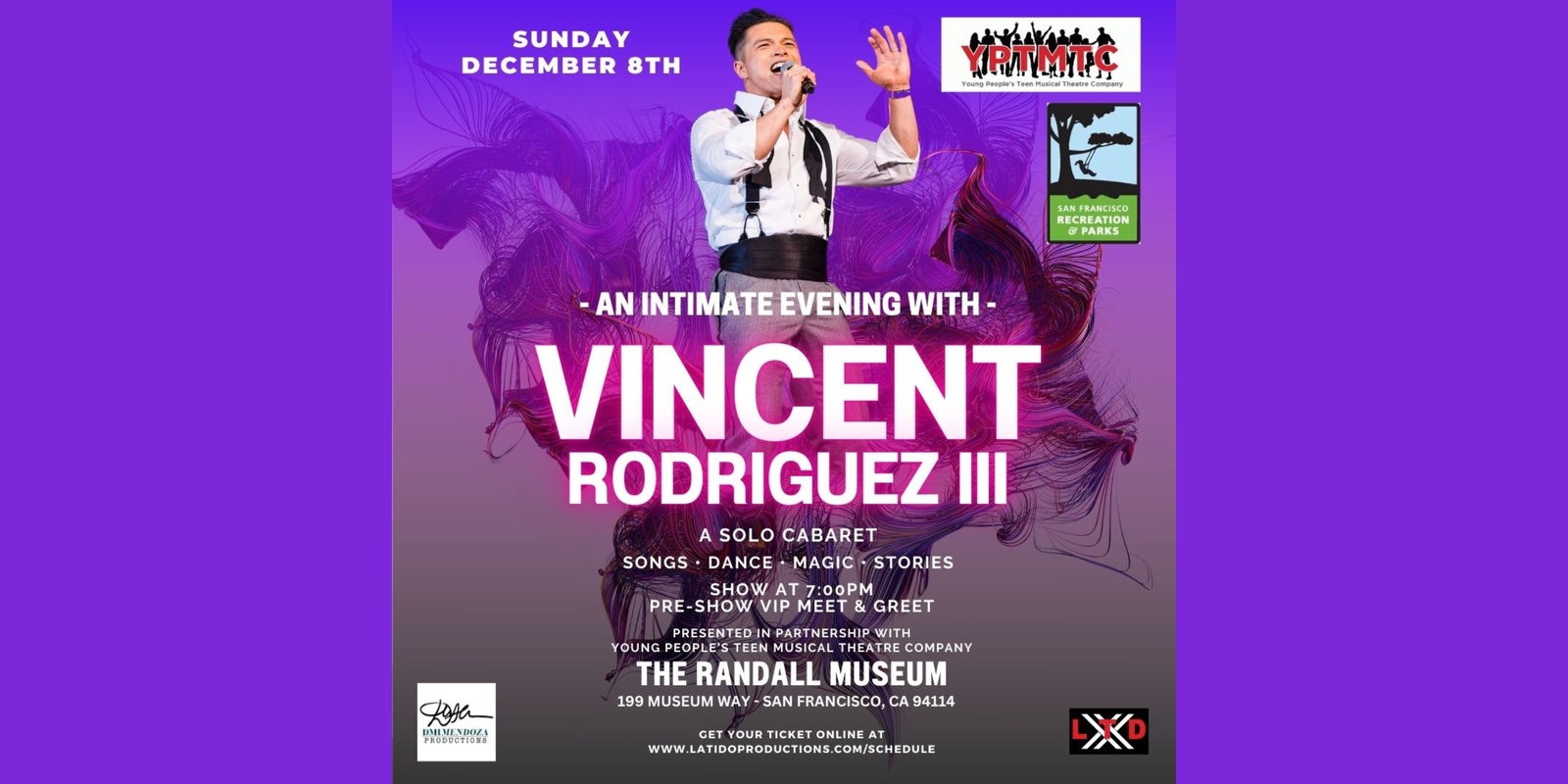 Banner image for An Intimate Evening with Vincent Rodriguez III