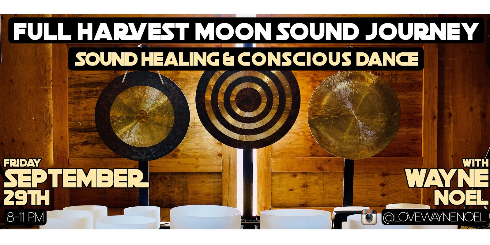 Banner image for Full Harvest Moon Sound Journey and Dance with Wayne Noel