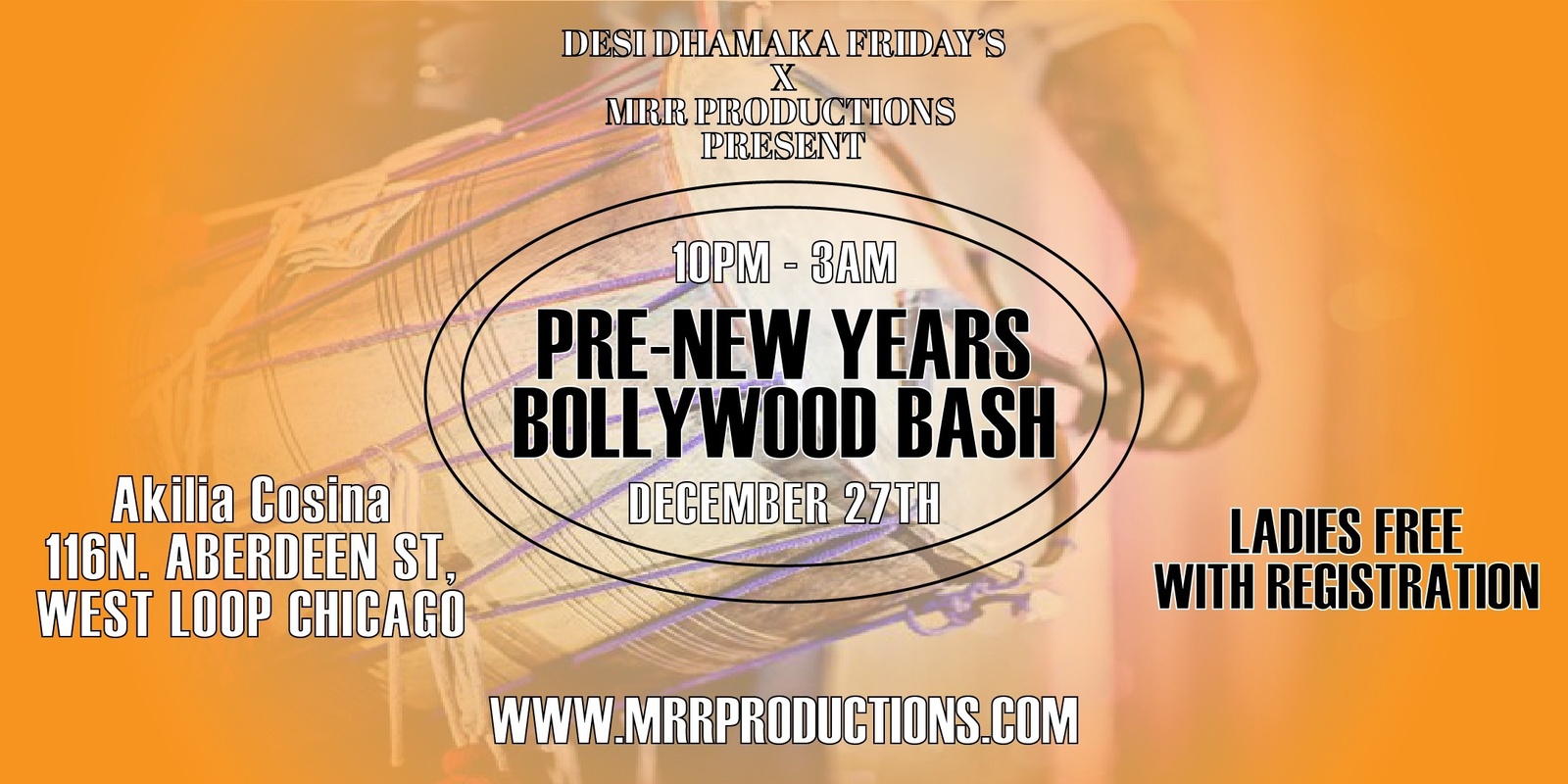 Banner image for Pre-New Years Bollywood Bash