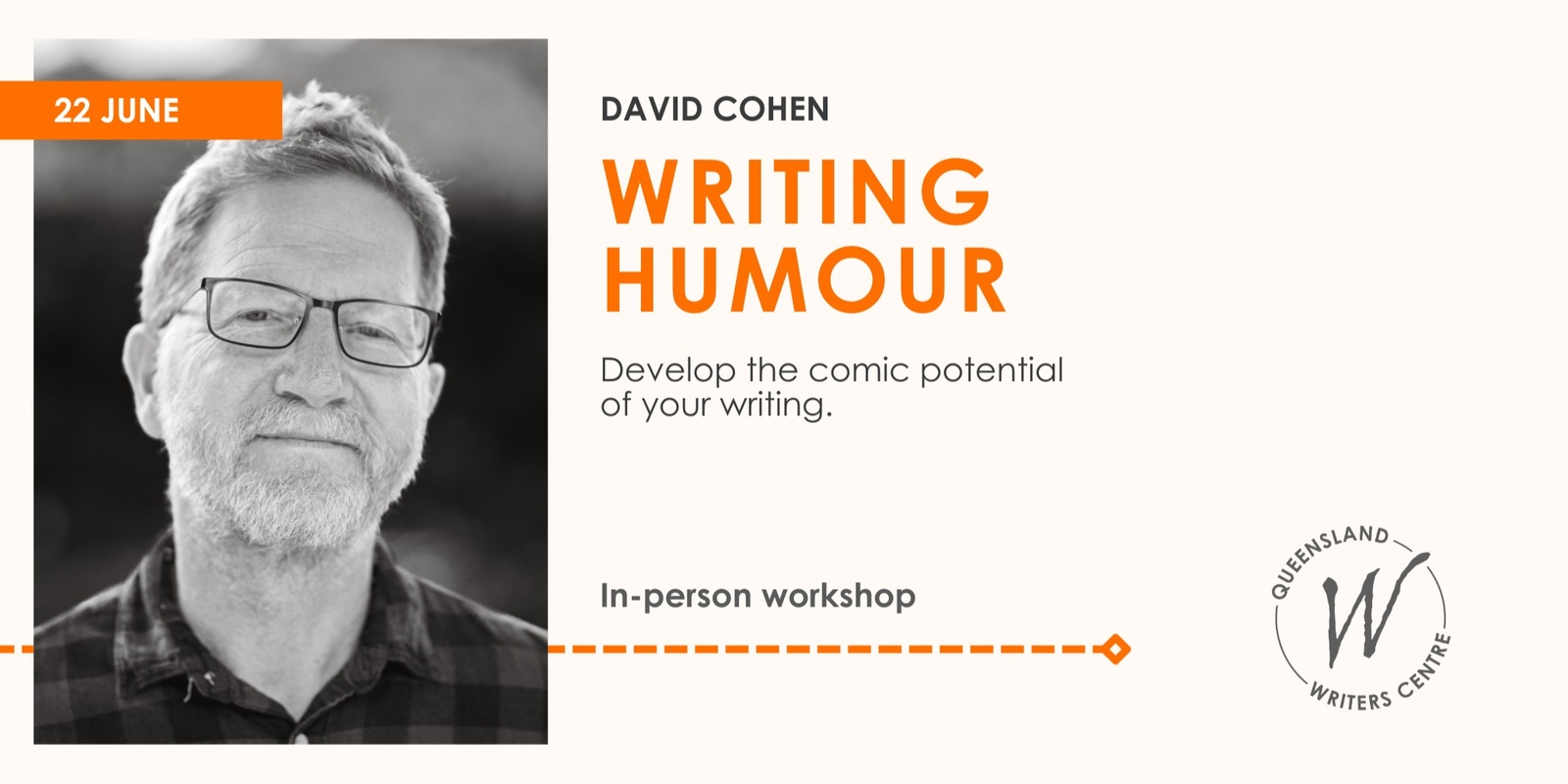 Banner image for Writing Humour with David Cohen