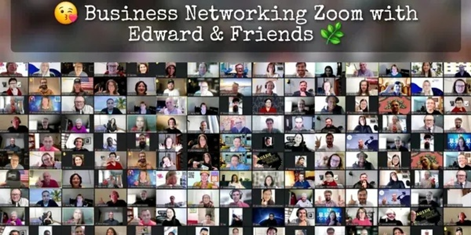 Banner image for 🌏🌎🌍 Business Networking 💻 ZOOM with Edward & Friends