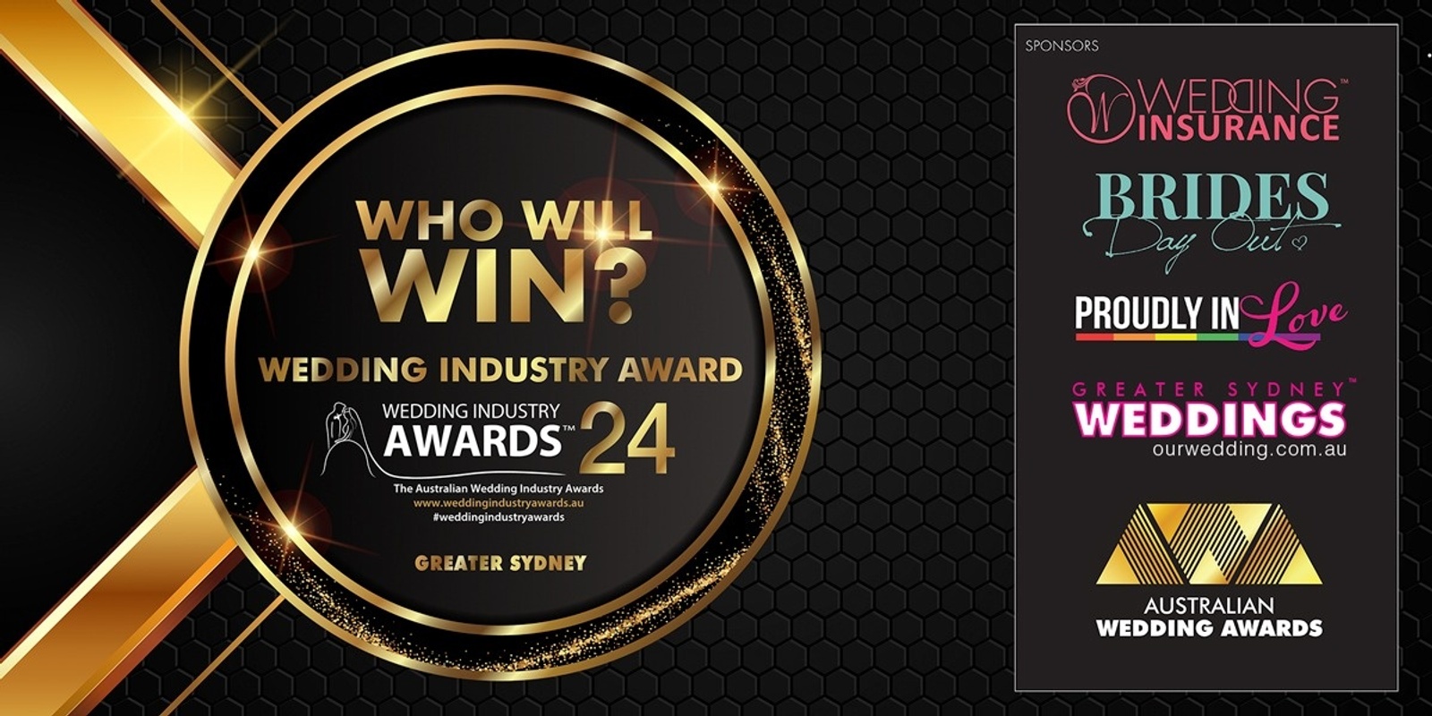 Banner image for  2024 WEDDING INDUSTRY AWARDS™ - Greater Sydney