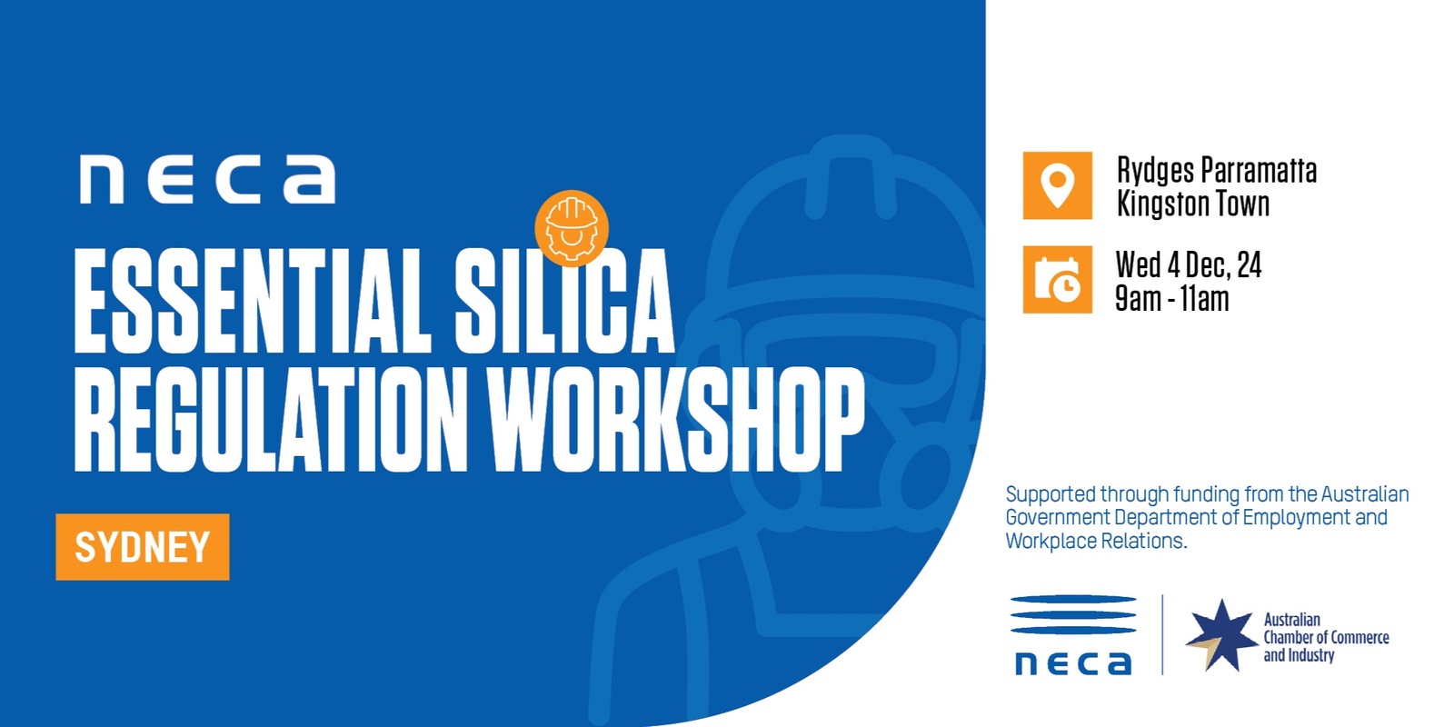 Banner image for NECA Essential Silica Regulation Workshop - Sydney