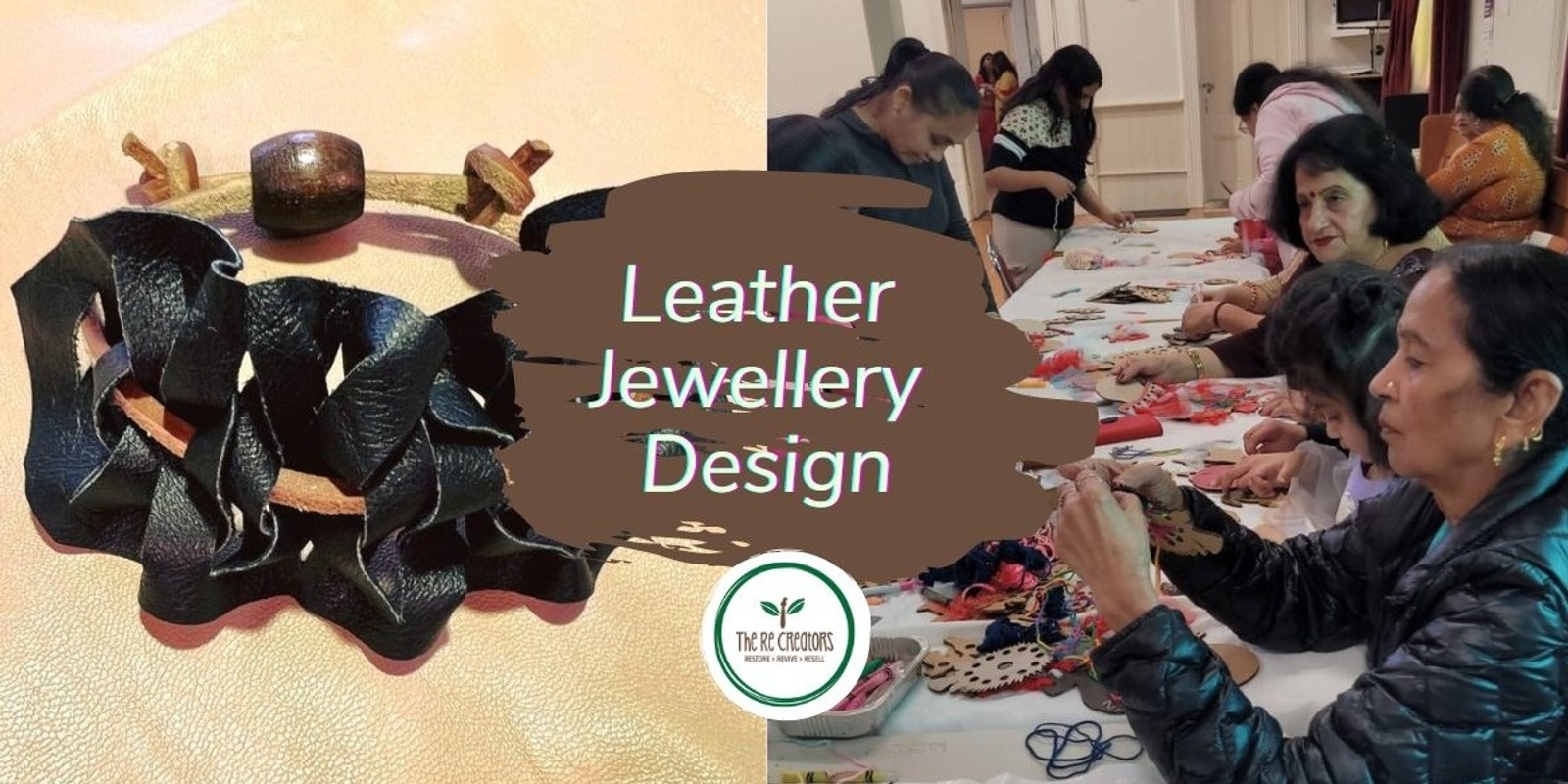 Banner image for Social Arvo, Leather Jewellery Design, West Auckland RE: MAKERSPACE, Sun 1 Dec, 1-4pm