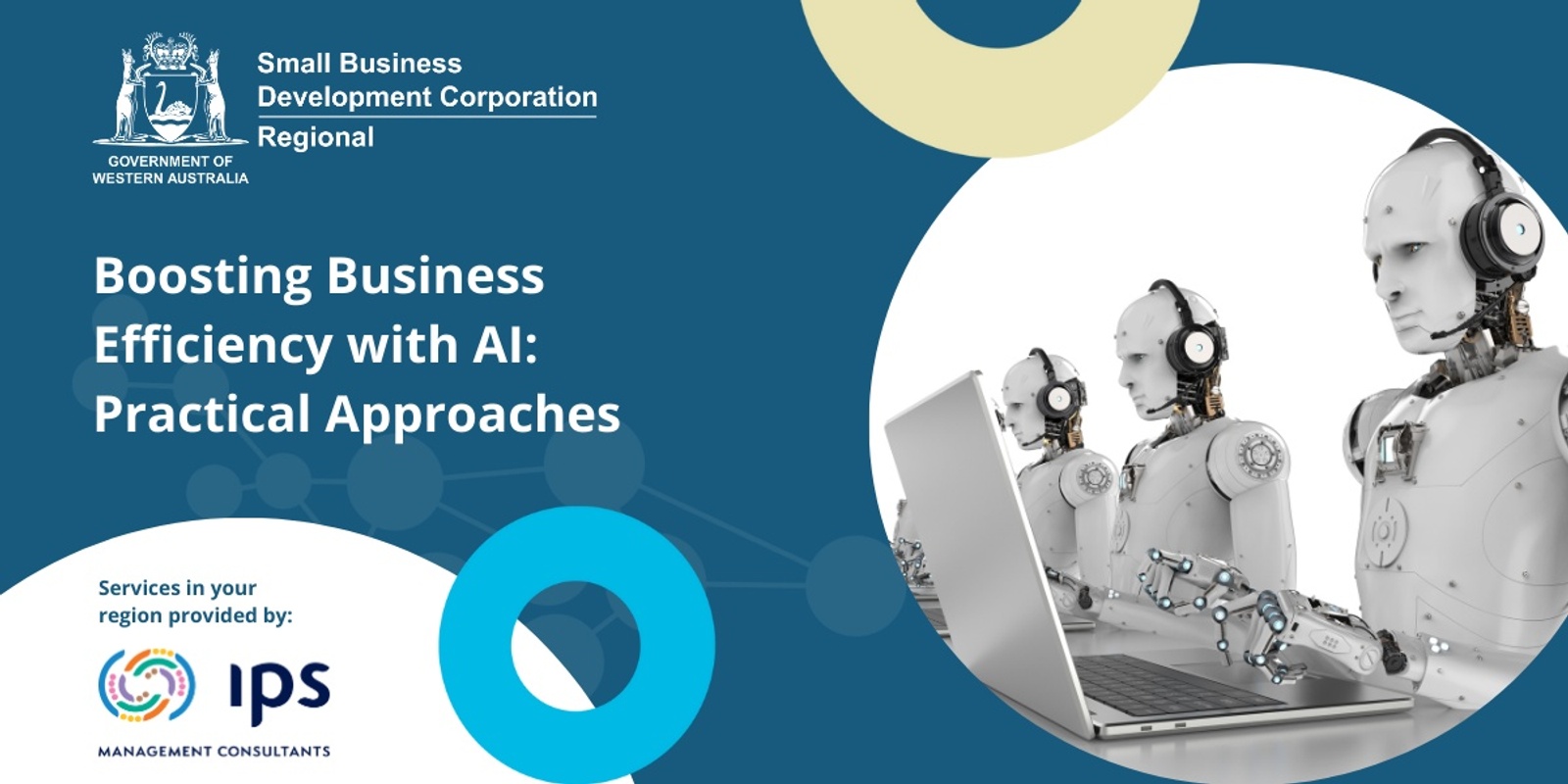 Banner image for Boosting Business Efficiency with AI:  Practical Approaches - Held in Karratha