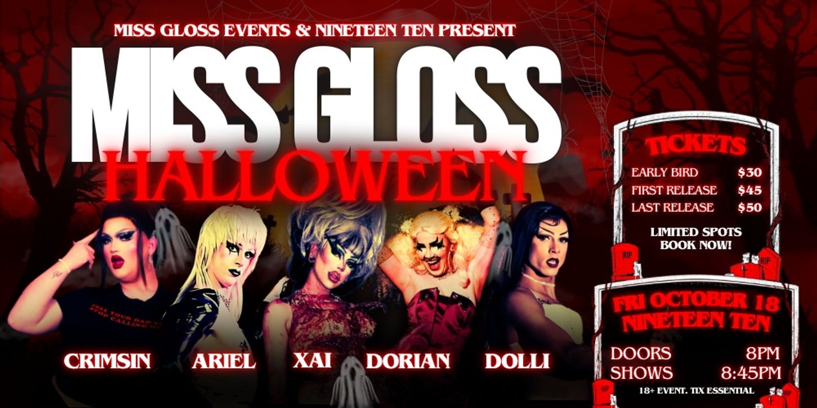 Banner image for Miss Gloss: HALLOWEEN