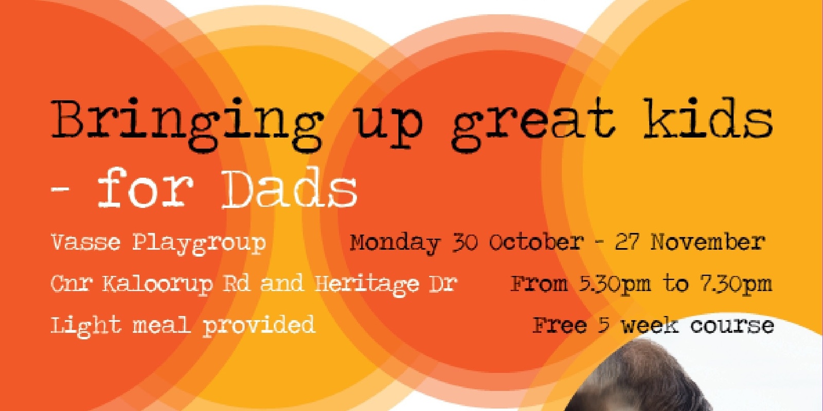 Banner image for Bringing Up Great Kids For Dads ~First 1000 Days