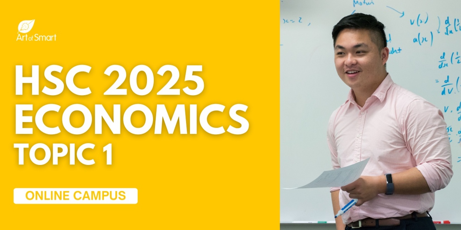 Banner image for HSC Economics Topic 1 - Year 12 Kickstarter [ONLINE CAMPUS]