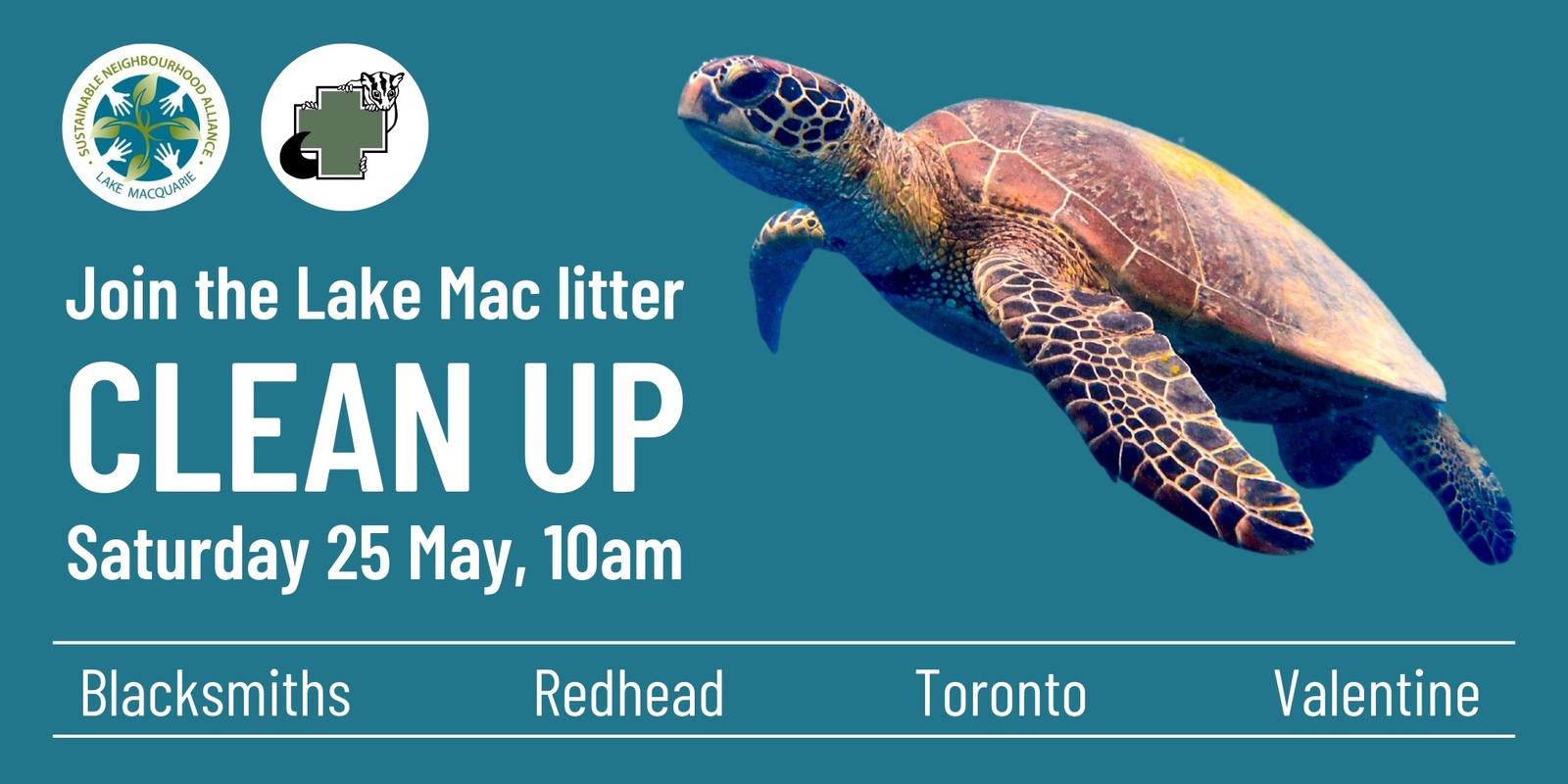 Banner image for Protect Lake Mac's Turtles - Lake Macquarie litter clean up