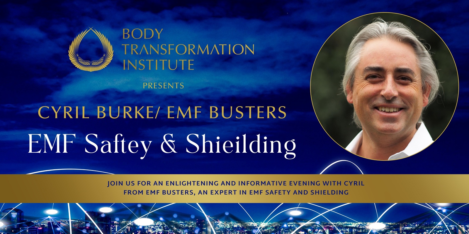 Banner image for Mastering EMF: Insights & Solutions with Cyril from EMF Busters