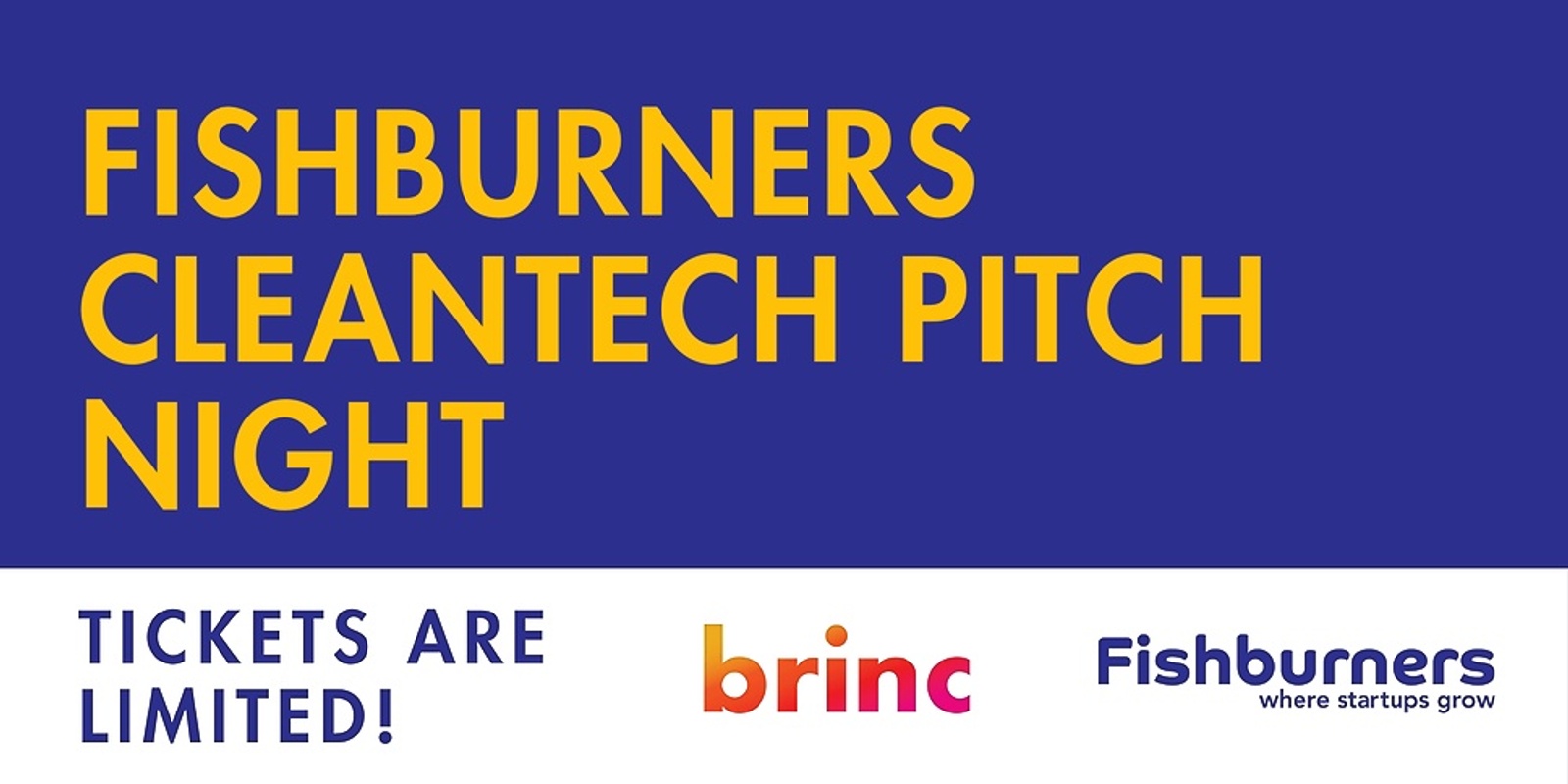Banner image for CleanTech Pitch Night with Brinc