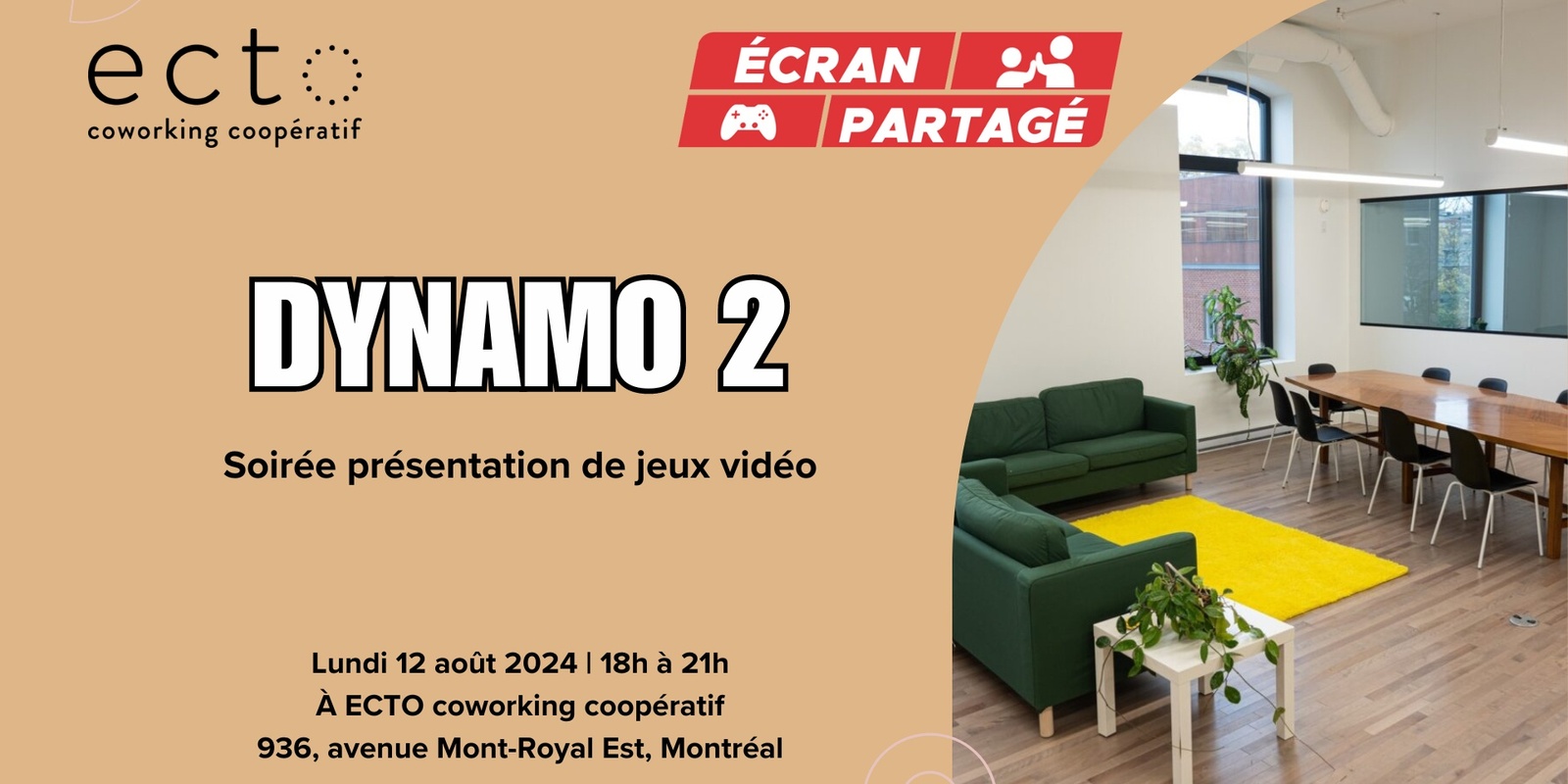 Banner image for DYNAMO 2 - Présentation de jeux et playtests