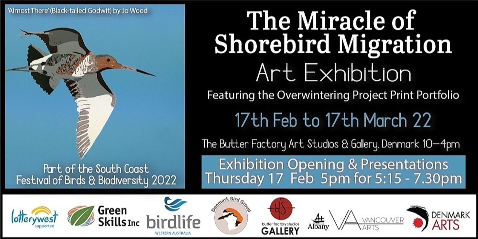 Banner image for The Miracle of Shorebird Migration Art Exhibition Opening Denmark 