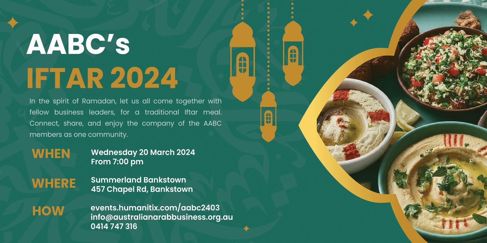 Banner image for AABC's Iftar 2024