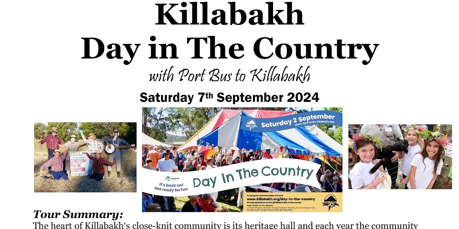 Banner image for Killabakh A Day in the Country