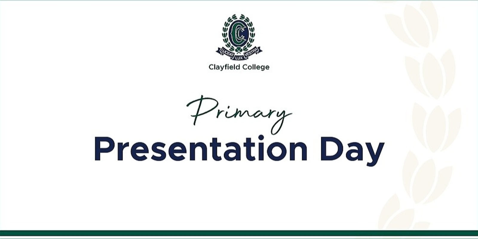 Banner image for Primary Presentation Day