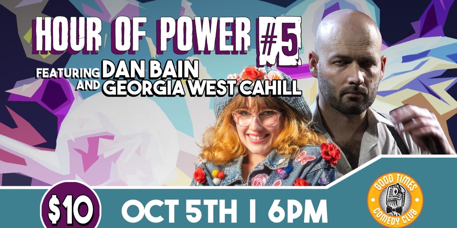 Banner image for Hour of Power #5 ft. Dan Bain and Georgia West-Cahill