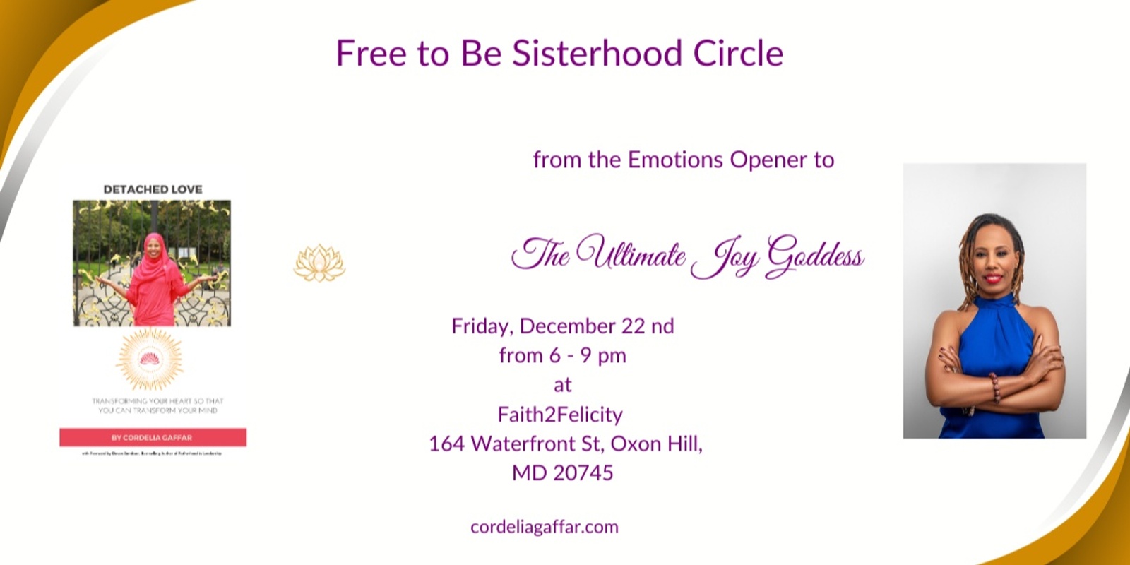 Banner image for Free to Be Sisterhood Circle and  Book Signing