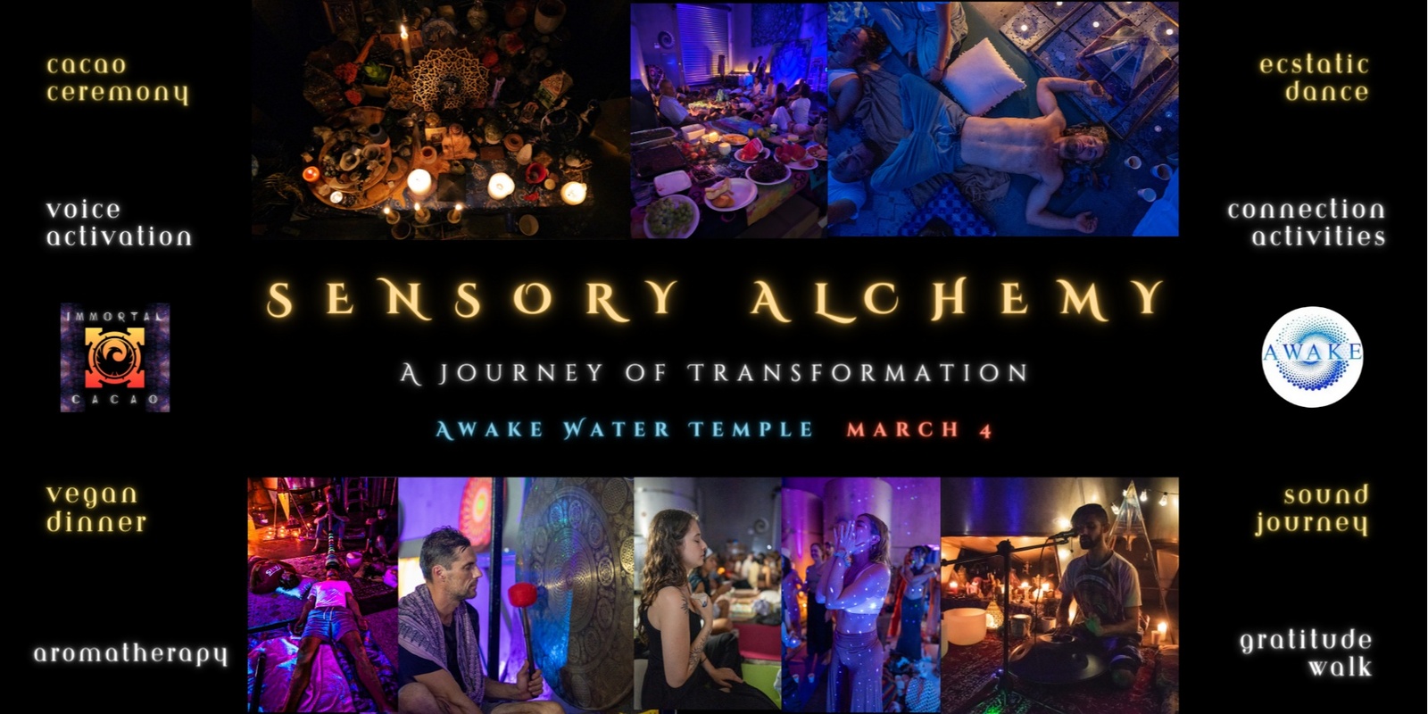 Banner image for Sensory Alchemy Sydney - A Sound Healing, Ecstatic Dance & Cacao Journey of Transformation