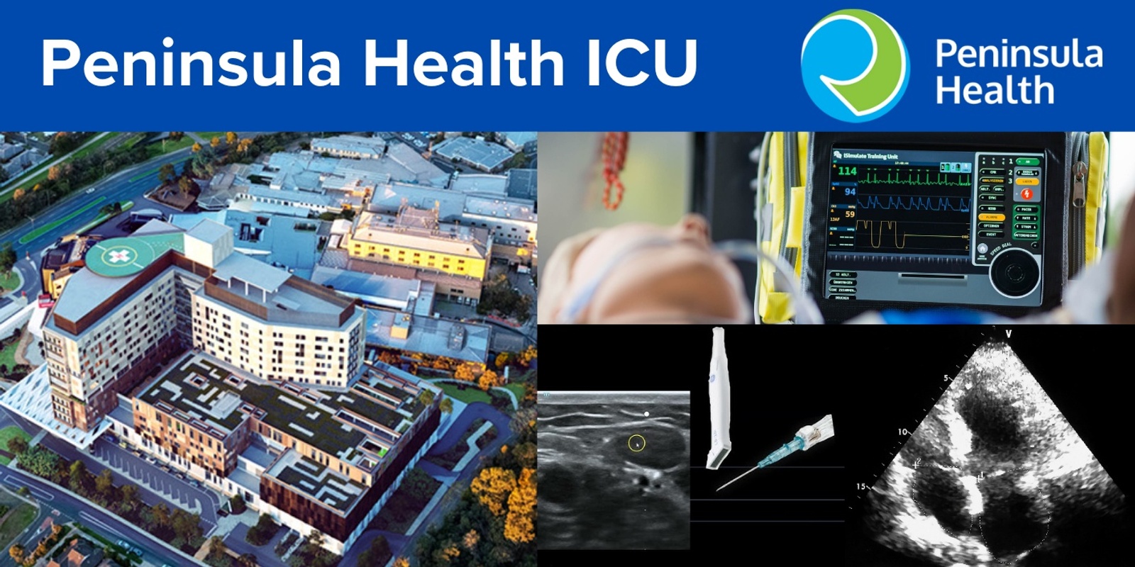 Peninsula Health ICU's banner