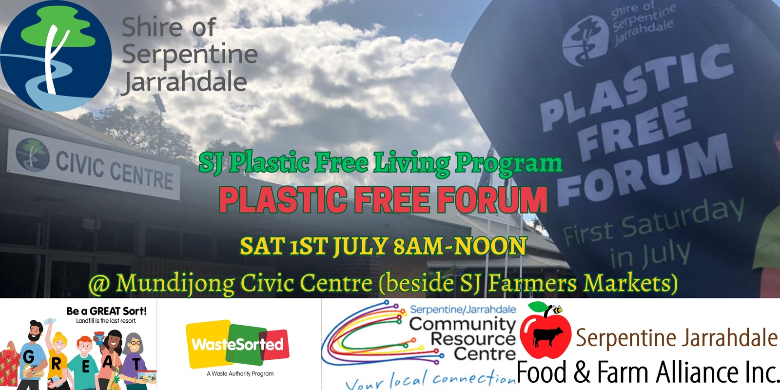 Banner image for Plastic Free Forum - Plastic-Free July 1st Event